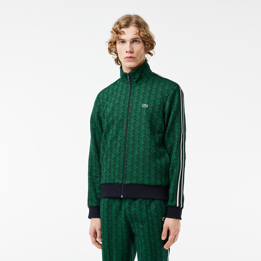Paris Jacquard Monogram Zipped Sweatshirt - SH1368-00-IQ0