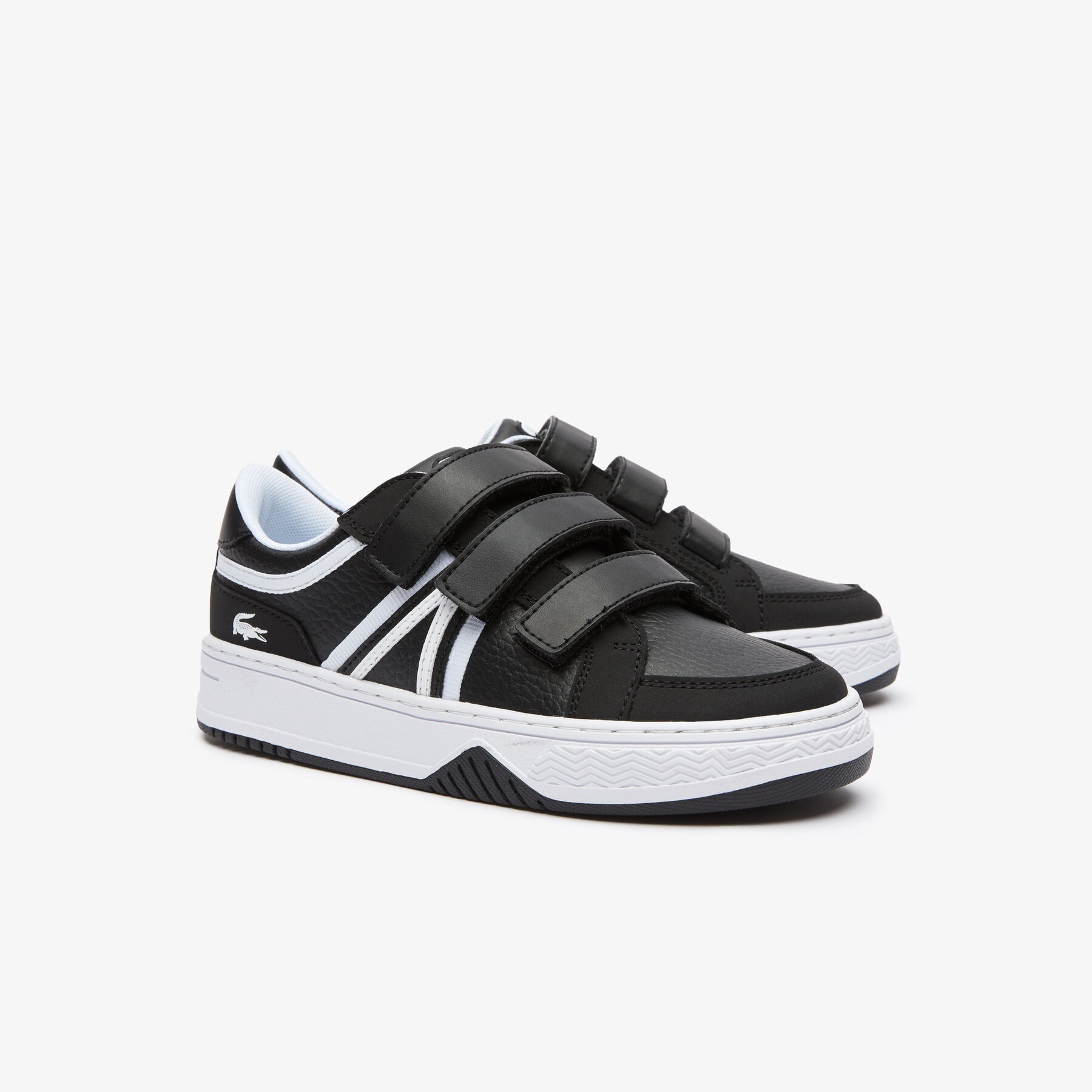 children s lacoste l001 synthetic trainers