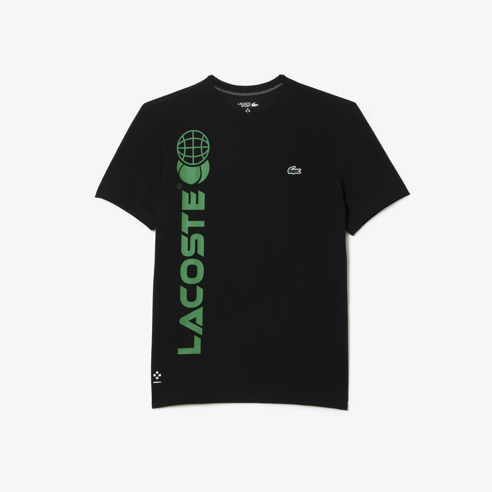 تي شيرت للتنس دون خياطة بقصّة عادية Lacoste Tennis x Daniil Medvedev Regular Fit T-shirt - TH1795-00-031