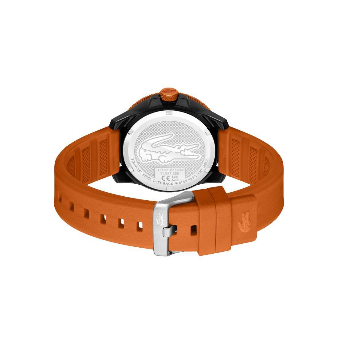 ساعة كوارتز رجالية بسوار من السيليكون بثلاث عقارب Men Silicone Strap 3 Hand Quartz Watch - 2011416-ORG