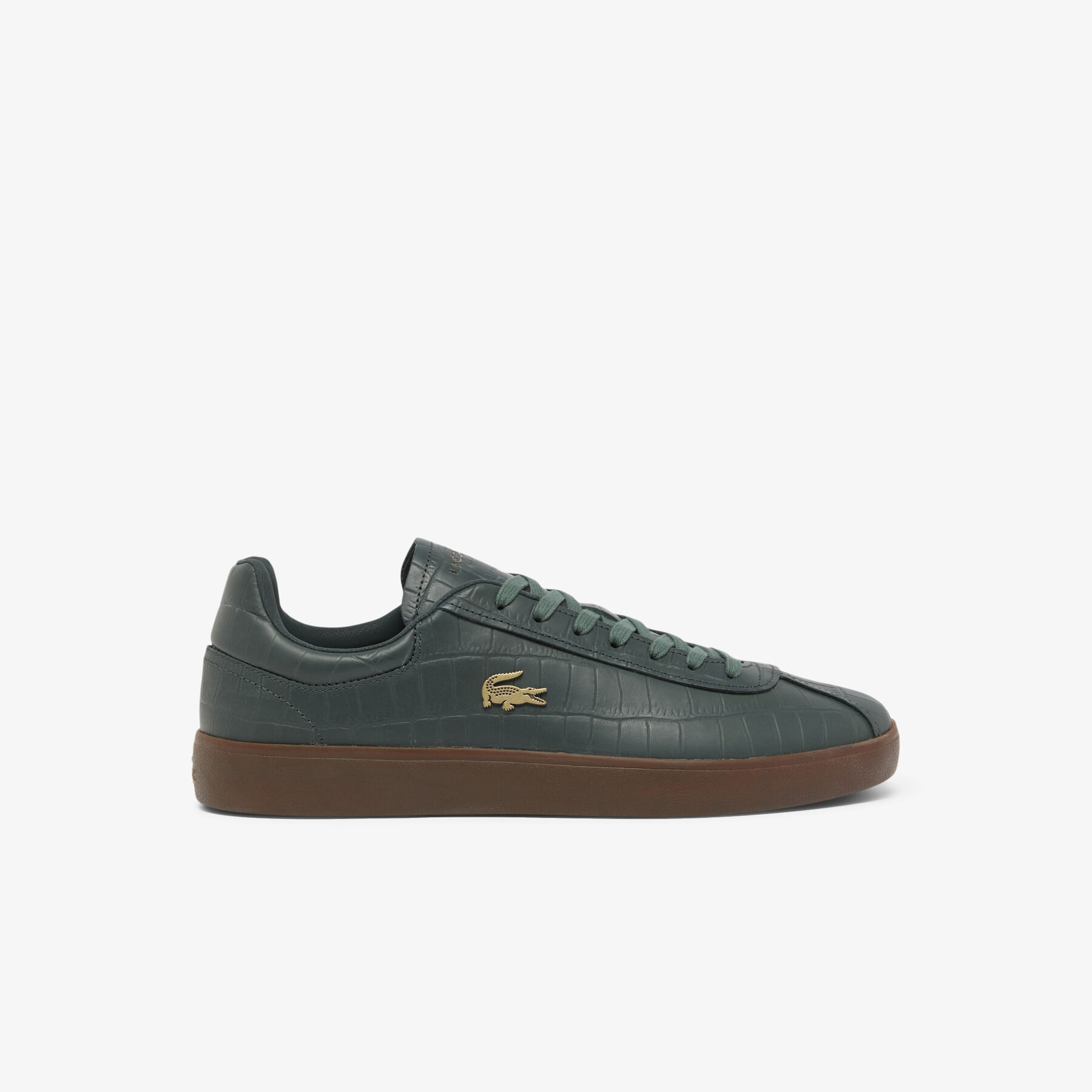 Men's Baseshot Leather Sneakers Men's Baseshot Leather Sneakers - 51SMA0076-GRG