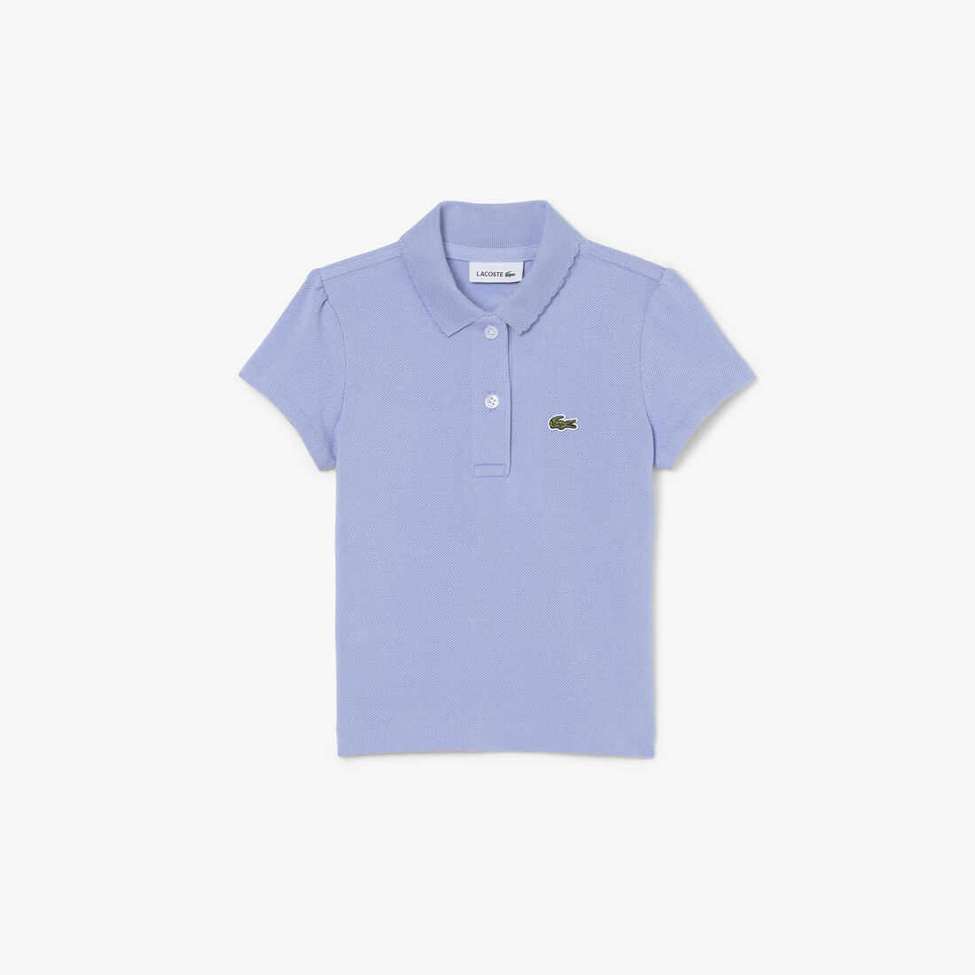 Scalloped Collar Pique Polo Shirt Scalloped Collar Pique Polo Shirt - PJ0968-00-5QD