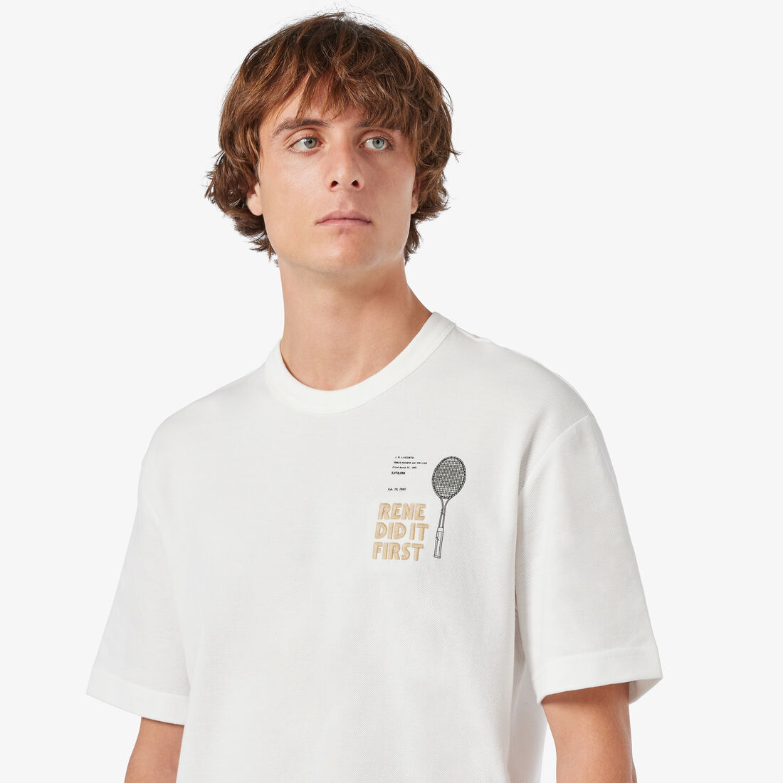 Patent Back Pique T-shirt Patent Back Pique T-shirt - TH0135-00-IMF