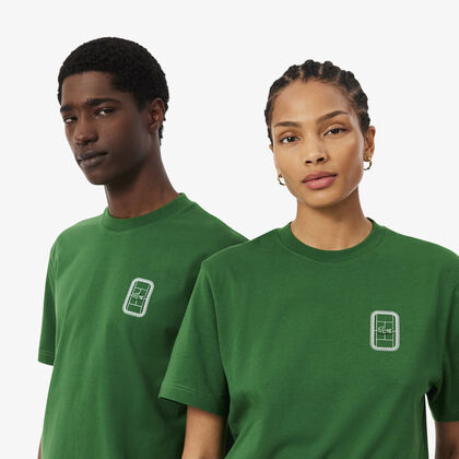 Tennis Print Cotton Jersey T-shirt lacoste tennis print cotton jersey t shirt