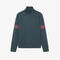 lacoste runway high neck striped jersey sweater