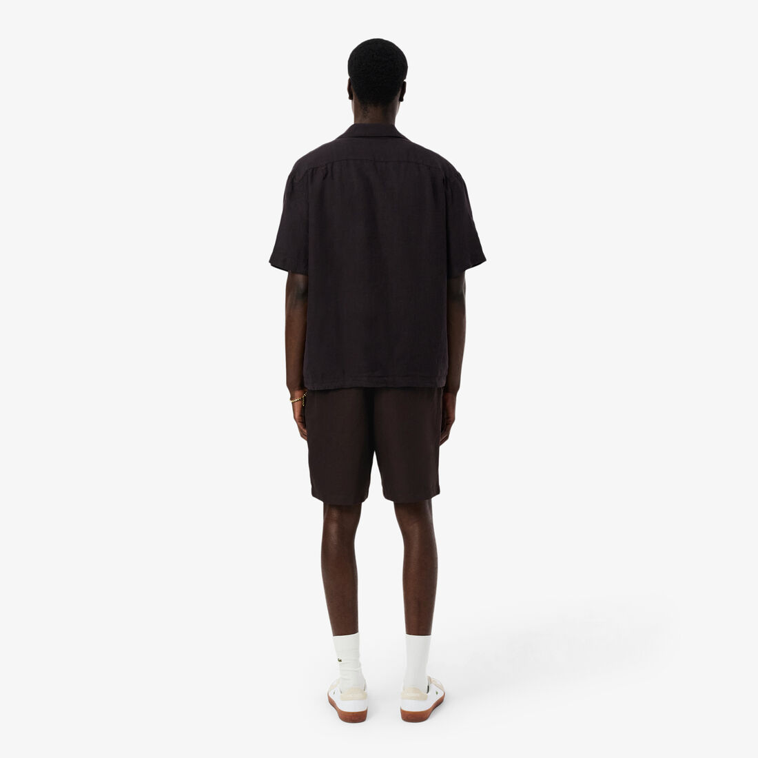 Regular Fit Linen Blend Twill Shorts Regular Fit Linen Blend Twill Shorts - GH2628-00-3LA
