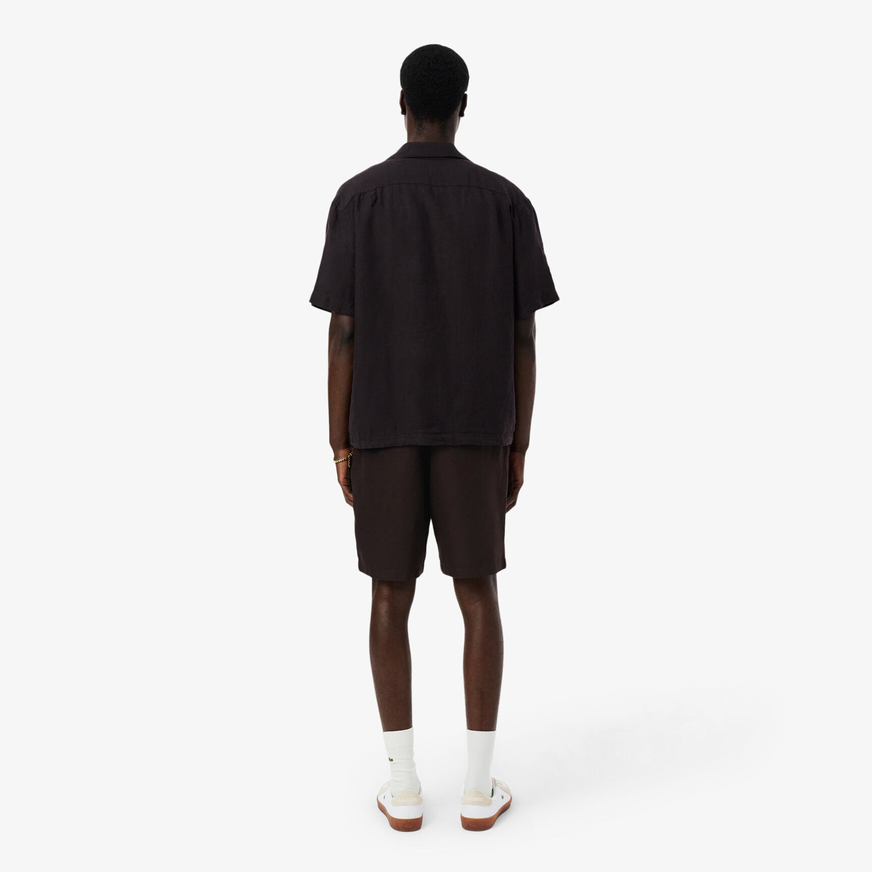 Regular Fit Linen Blend Twill Shorts Regular Fit Linen Blend Twill Shorts - GH2628-00-3LA