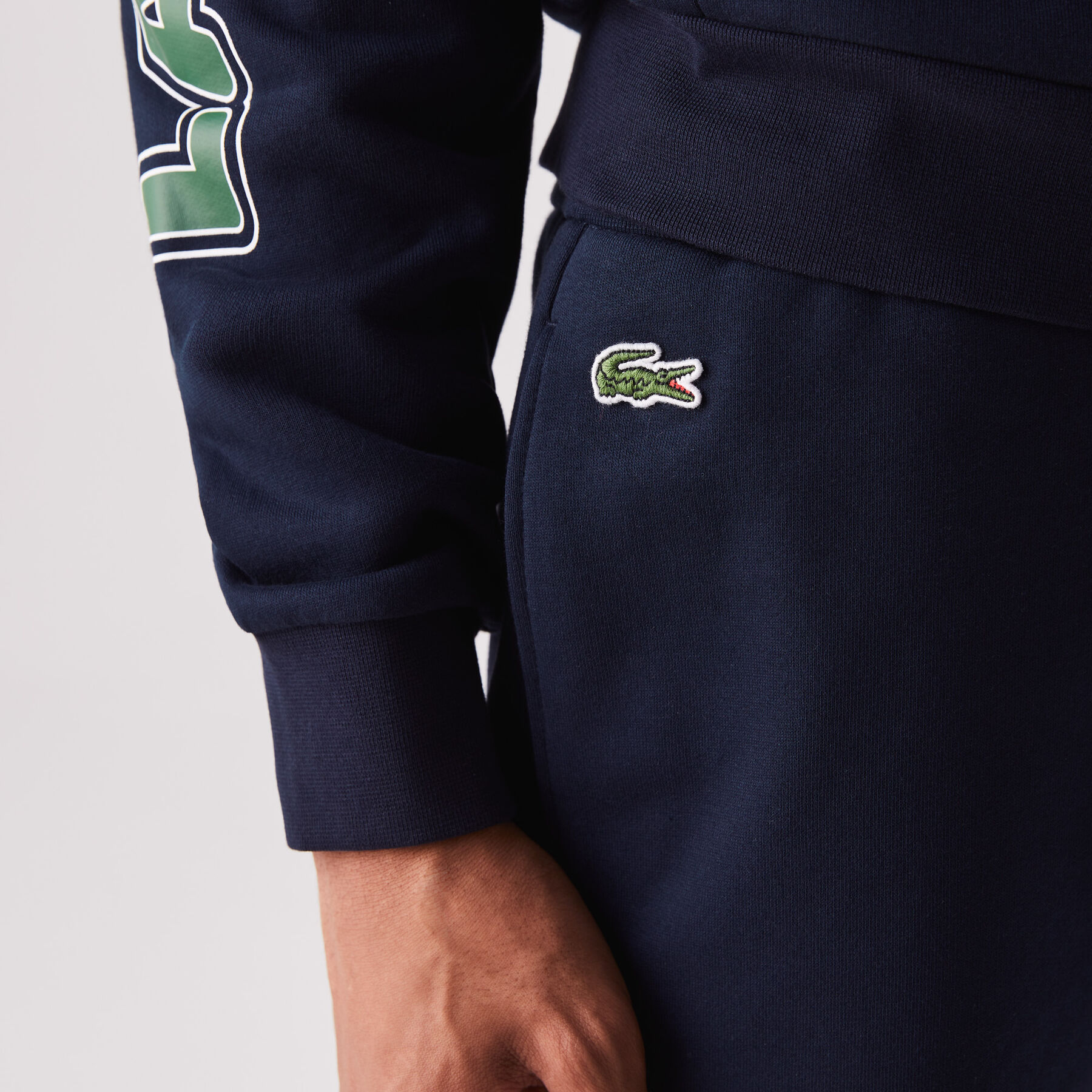 Men's Lacoste SPORT Signature Fleece Tracksuit men s lacoste sport signature fleece tracksuit