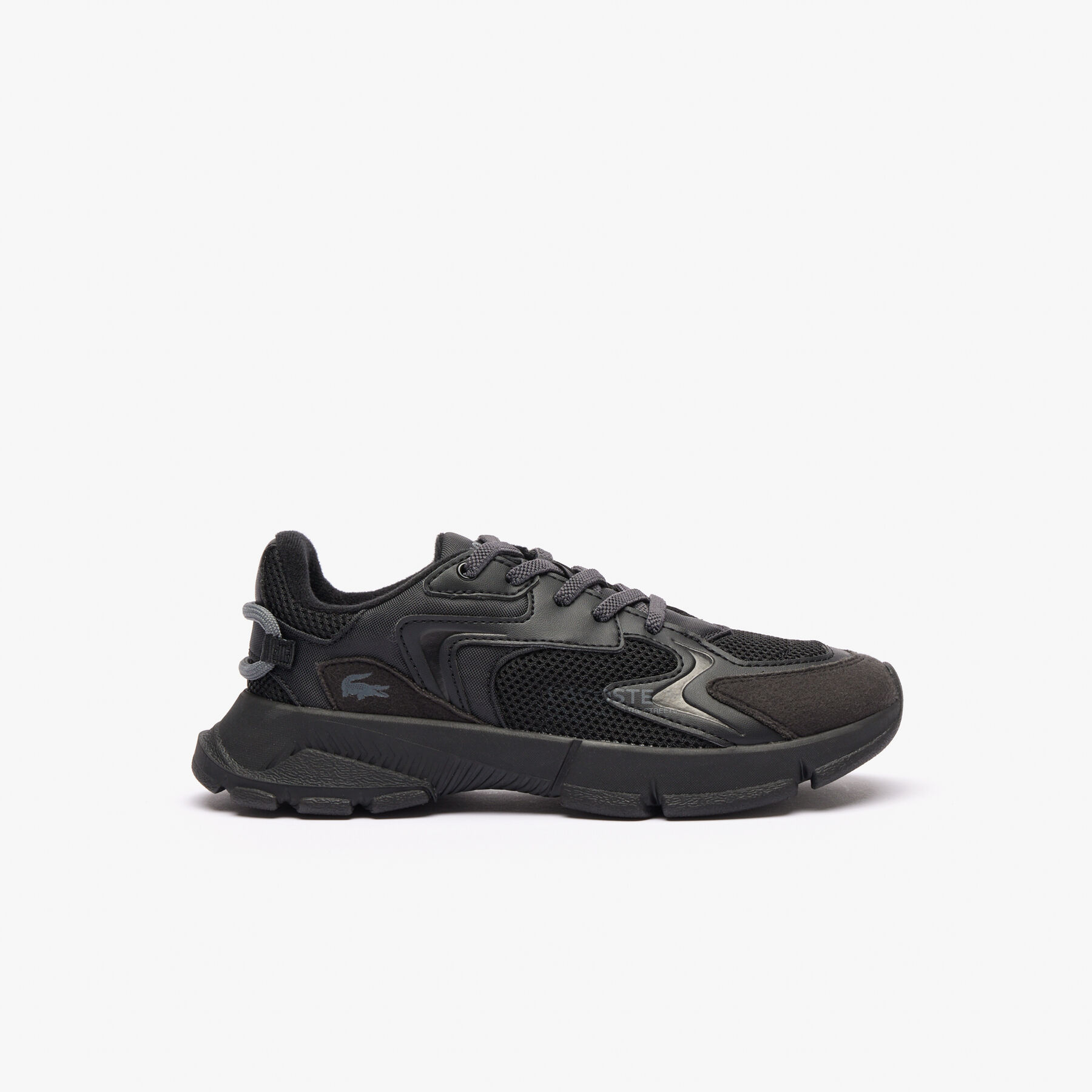 lacoste kids  l003 neo textile trainers