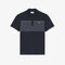 lacoste regular fit colour block pique polo shirt