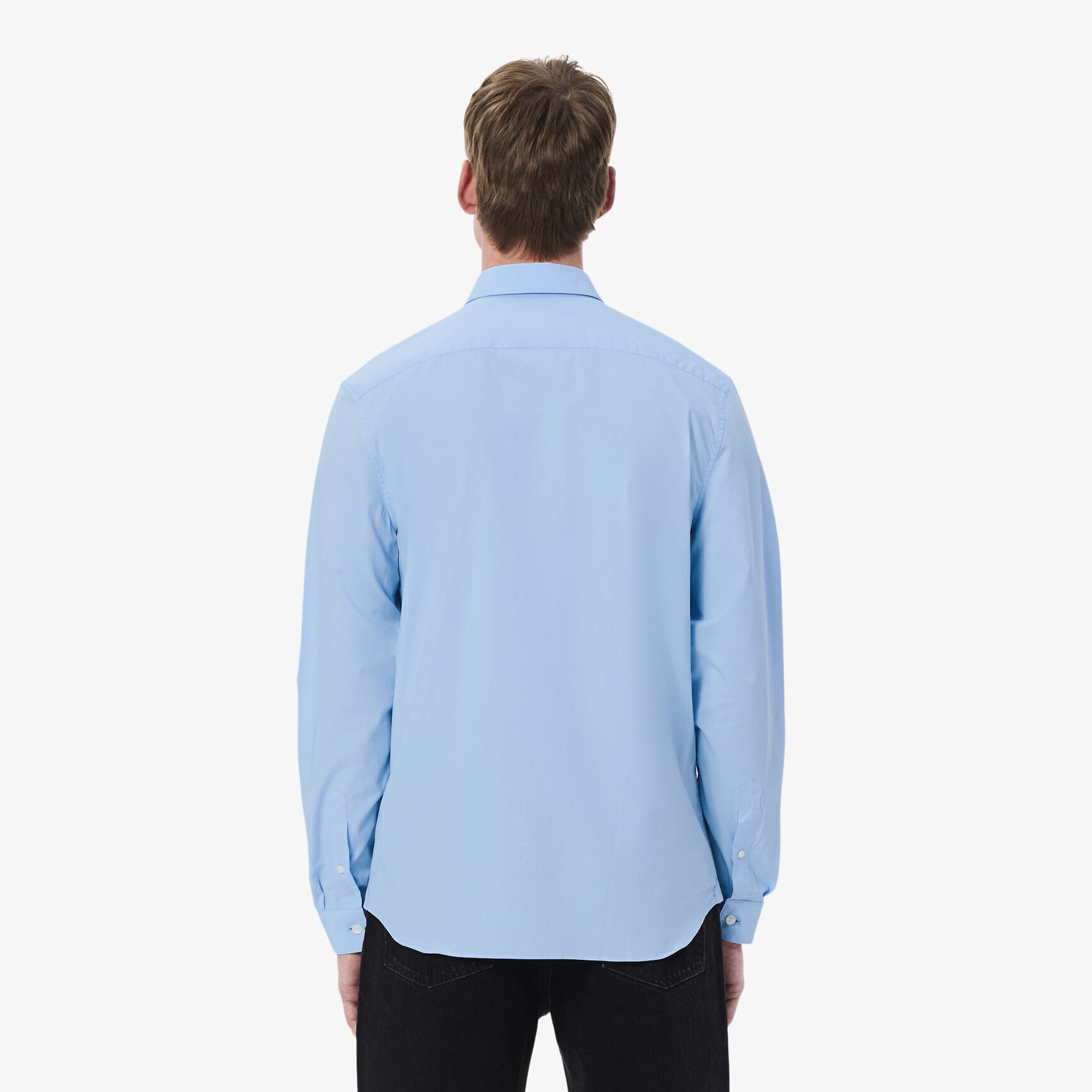 Slim Fit Stretch Cotton Poplin Shirt - CH5620-00-HBP