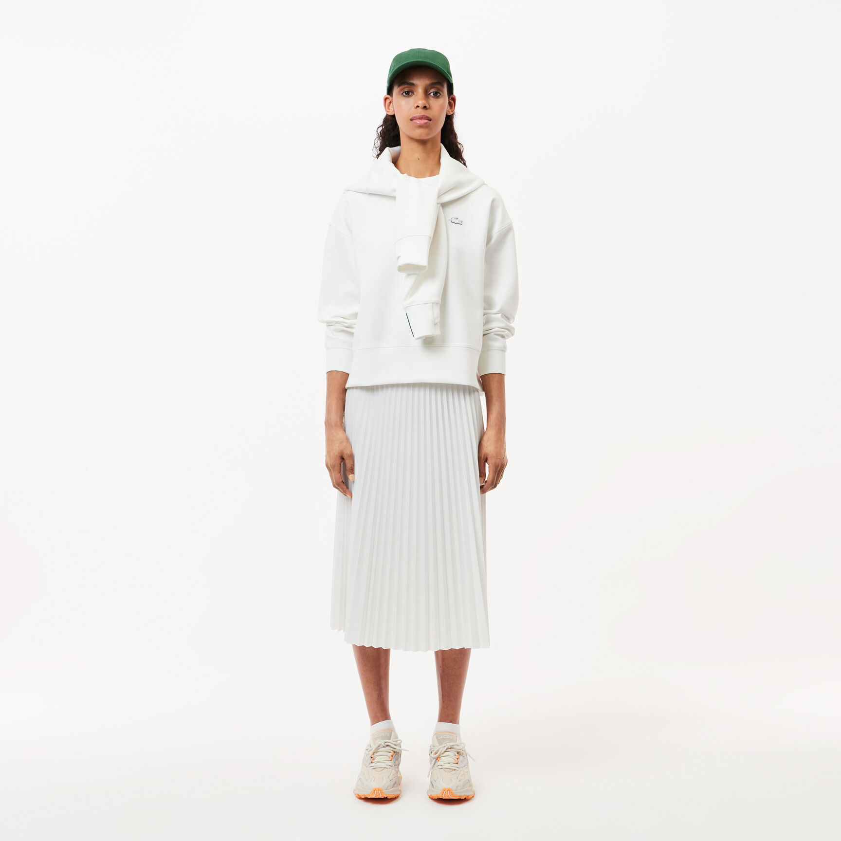 تنورة نسائية بطيات بخصر مطاطي Women's Elasticised Waist Flowing Pleated Skirt - JF8050-00-70V