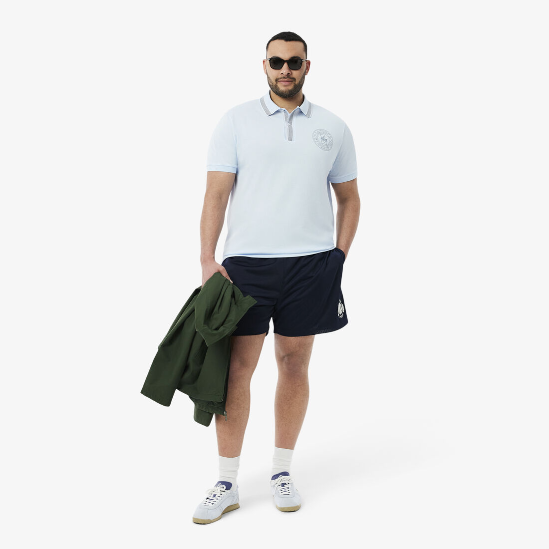 Regular Fit L.12.12 Badge Print Polo Shirt Regular Fit L.12.12 Badge Print Polo Shirt - PH9960-00-T01