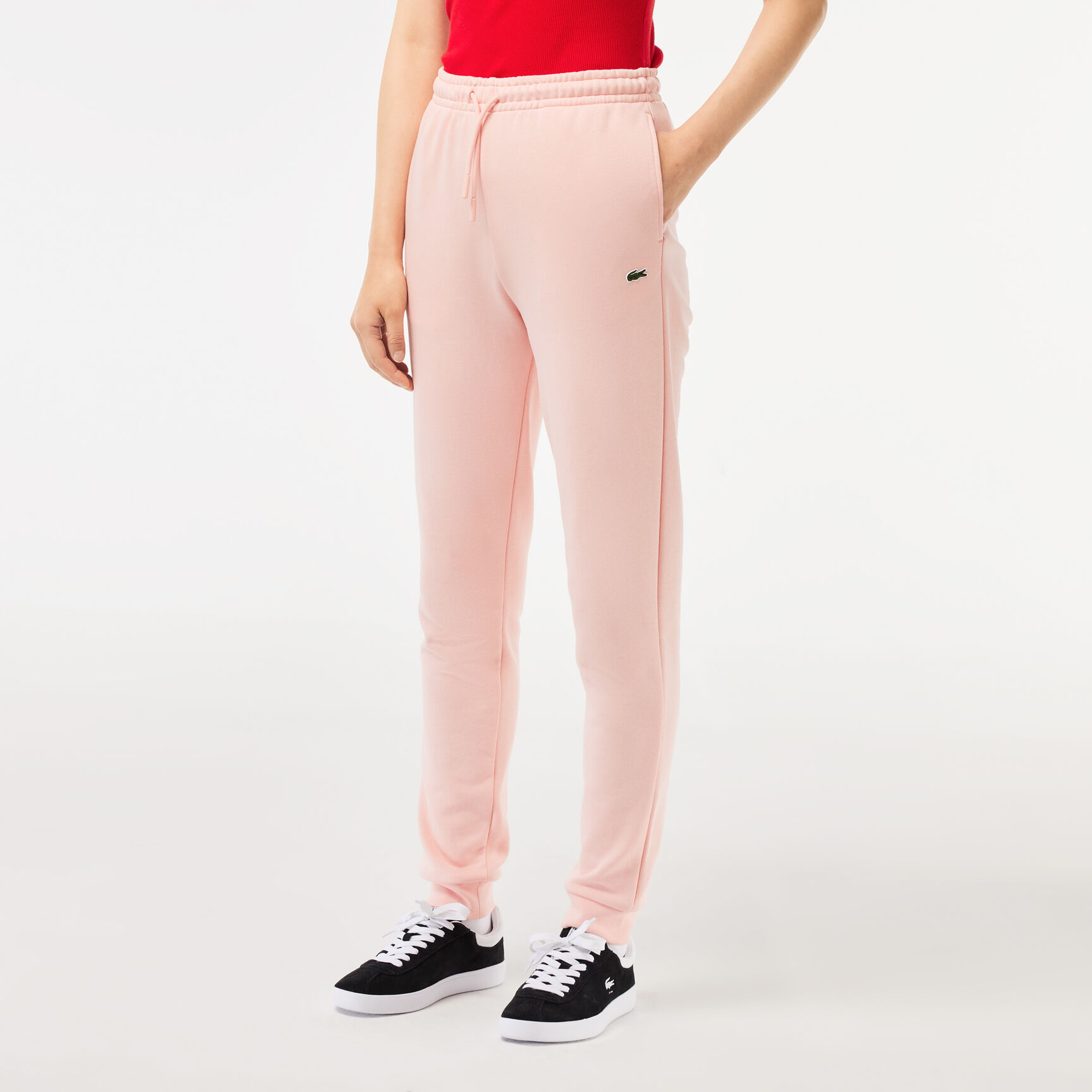 بنطال رياضي من الصوف Women's Lacoste Unbrushed Fleece Jogger Trackpants - XF9216-00-SFI