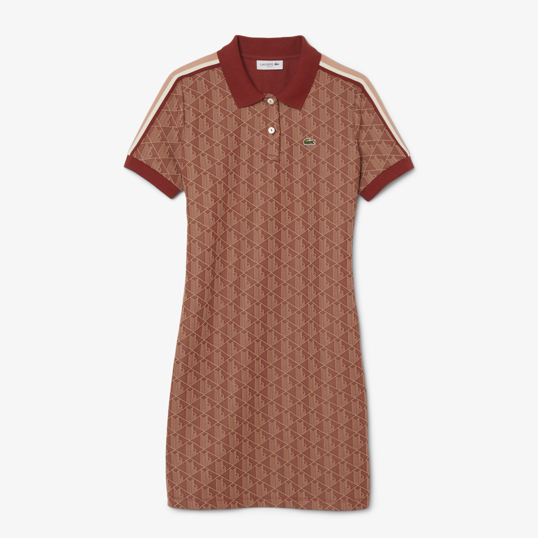 Slim Fit Monogram Jacquard Polo Dress - EF2655-00-GTI