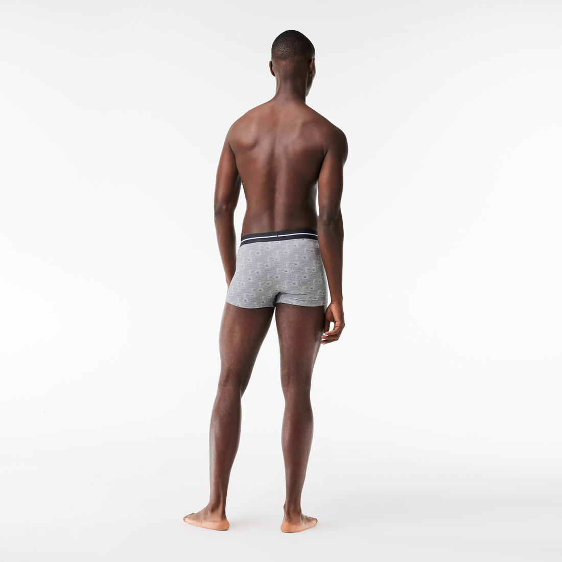 طقم بوكسر بشعار الماركة على الخصر، 3 قطع 3-pack Stretch Cotton Jersey Trunks - 5H0858-00-IZP