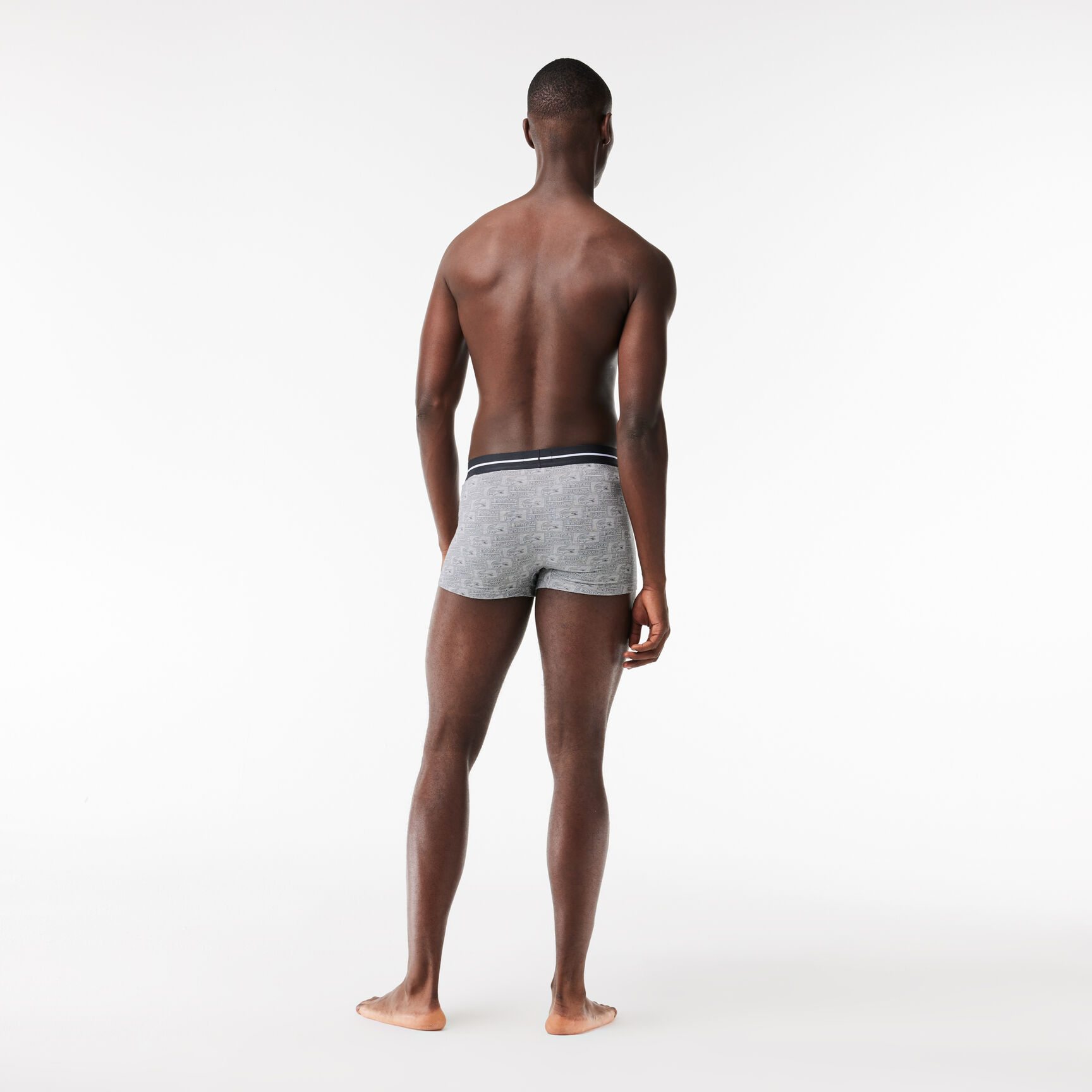 طقم بوكسر بشعار الماركة على الخصر، 3 قطع 3-pack Stretch Cotton Jersey Trunks - 5H0858-00-IZP