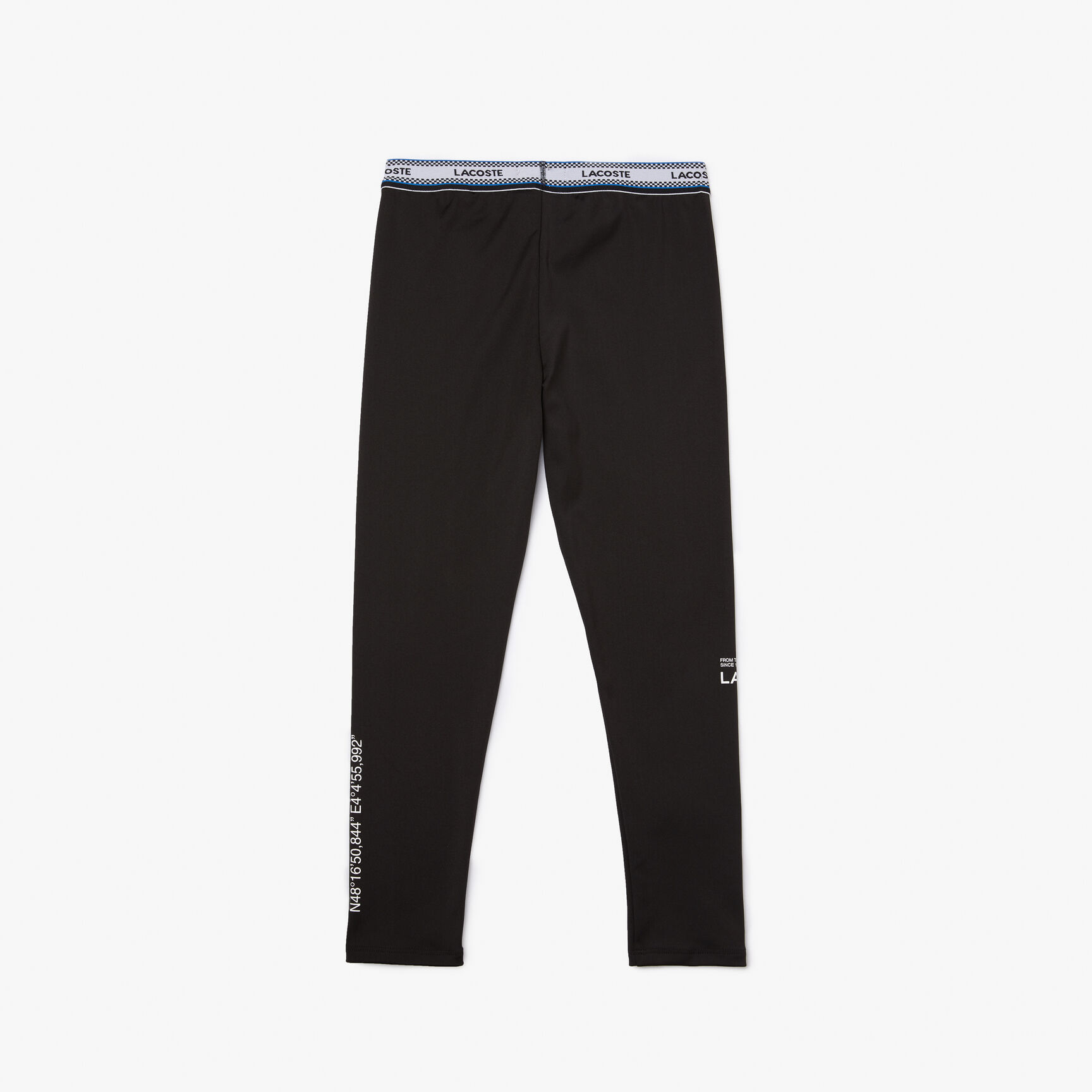 Girls' Lacoste Printed Waist Leggings Girls' Lacoste Printed Waist Leggings