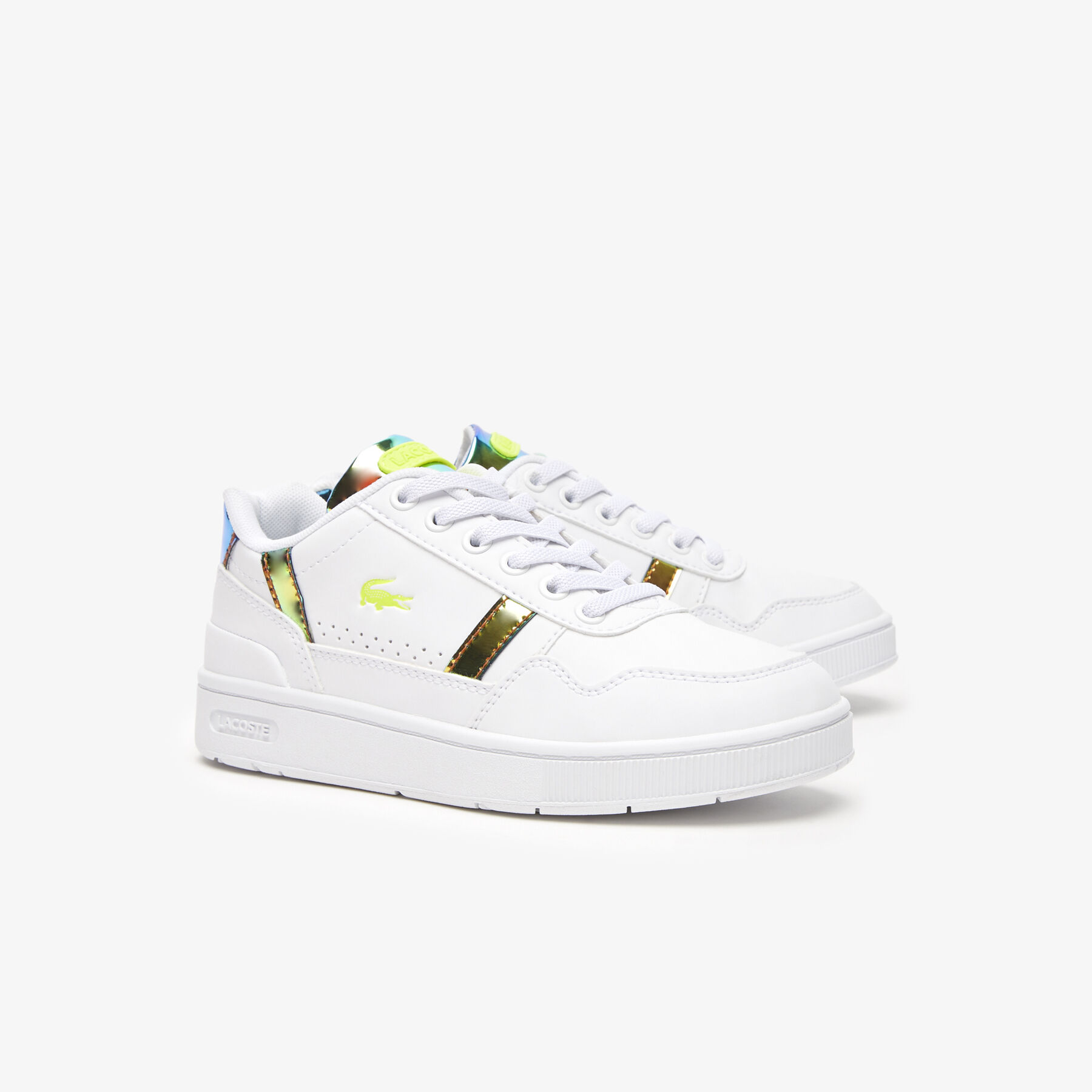 Children's Lacoste T-Clip Synthetic Trainers children s lacoste t clip synthetic trainers