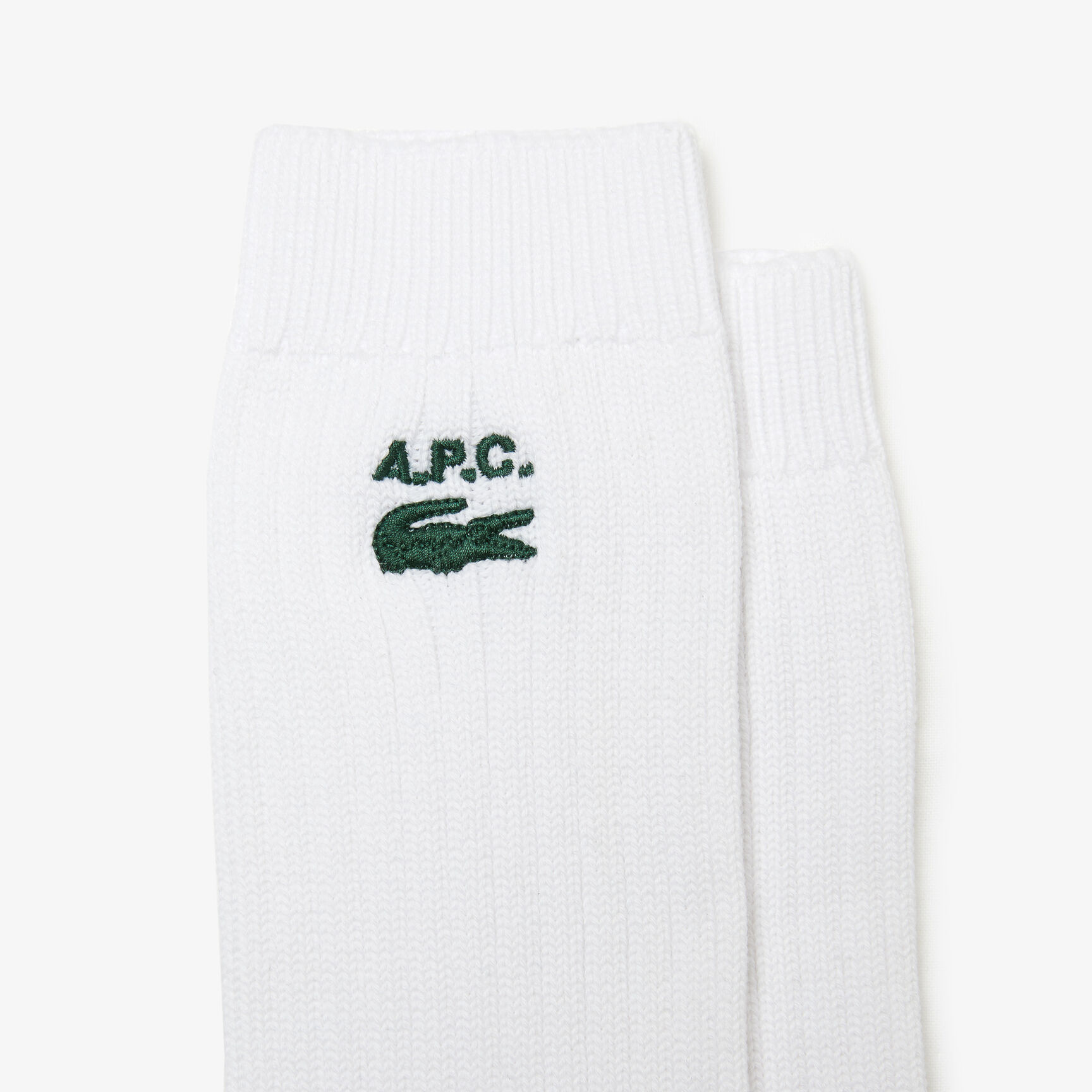 جوارب مطبوعة فوق الكاحل للجنسين مجموعة Lacoste x A.P.C. جوارب مطبوعة فوق الكاحل للجنسين مجموعة Lacoste x A.P.C.