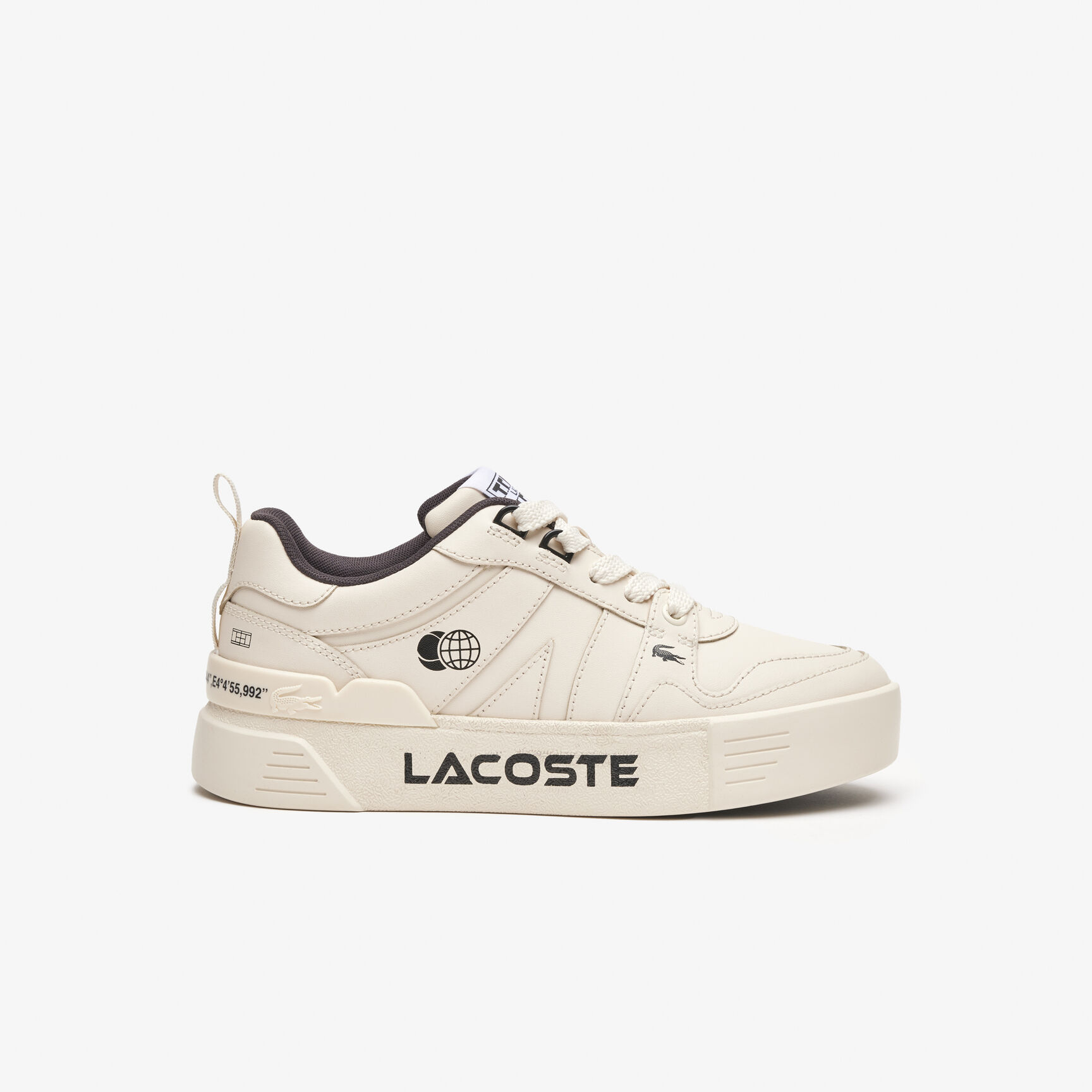 سنيكرز L002 جلد يحمل اسم الماركة للنساء Women's Branded Leather L002 Trainers - 46CFA0021-2G9