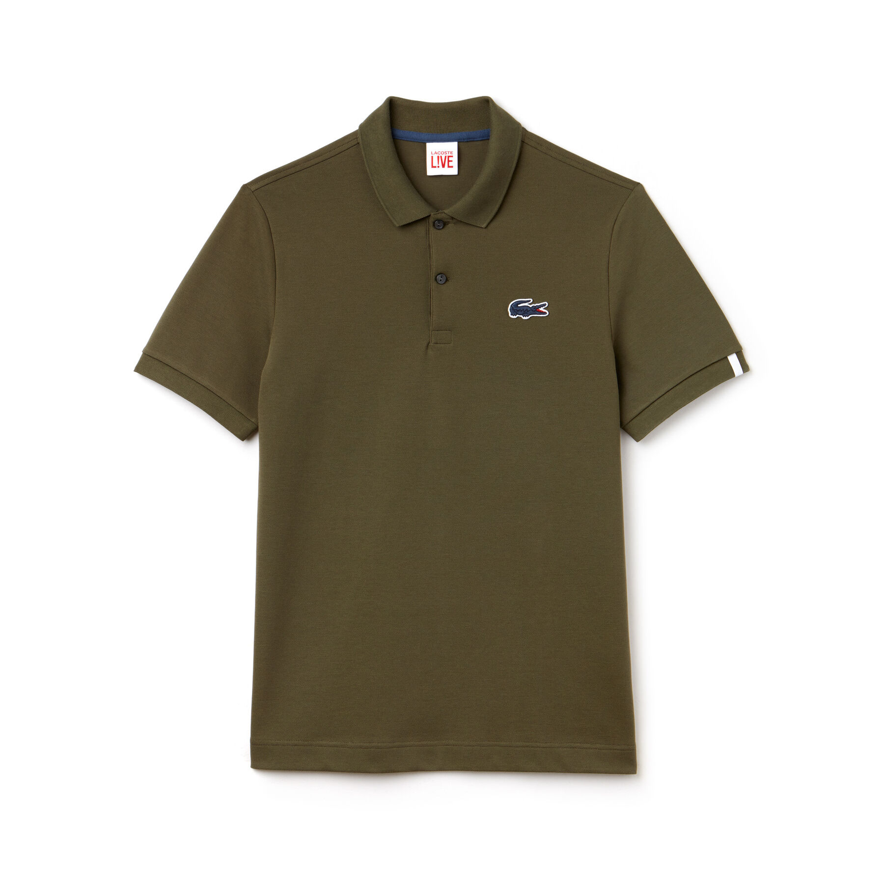 men s lacoste live slim fit stretch mini piqu  polo shirt