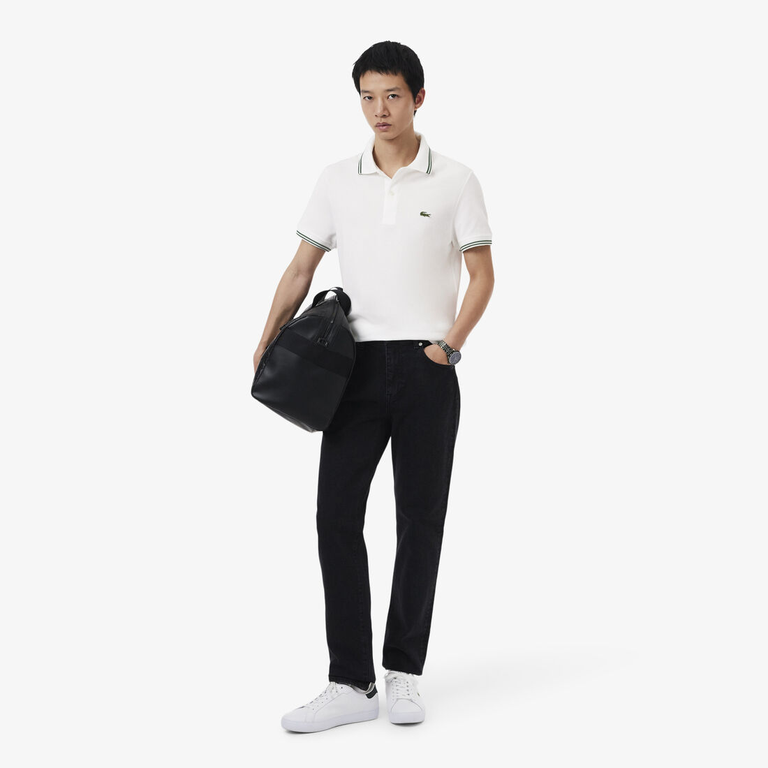 Regular Fit Trim Accent L.12.12 Polo Shirt Regular Fit Trim Accent L.12.12 Polo Shirt - PH9875-00-001
