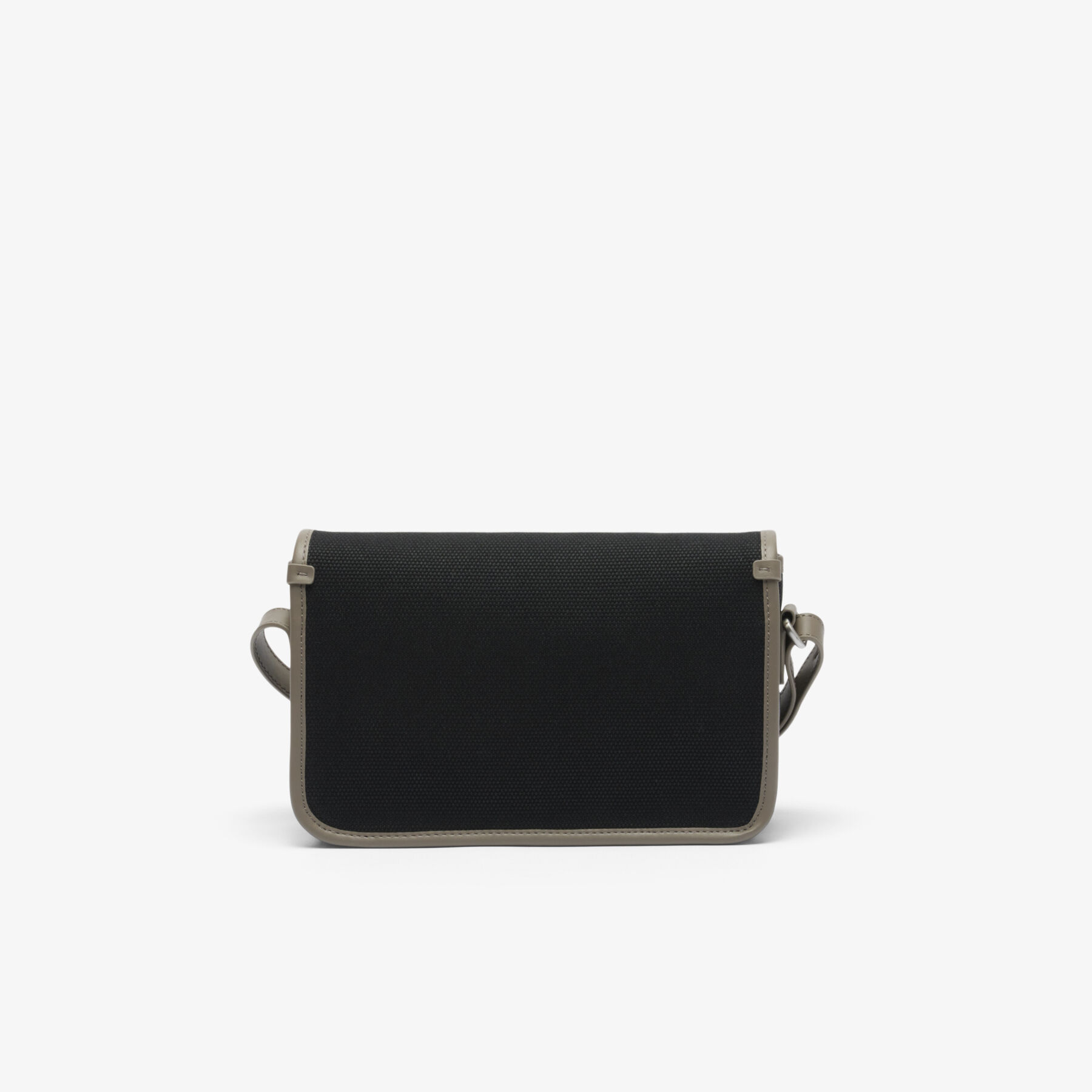 lacoste heritage canvas flap close bag