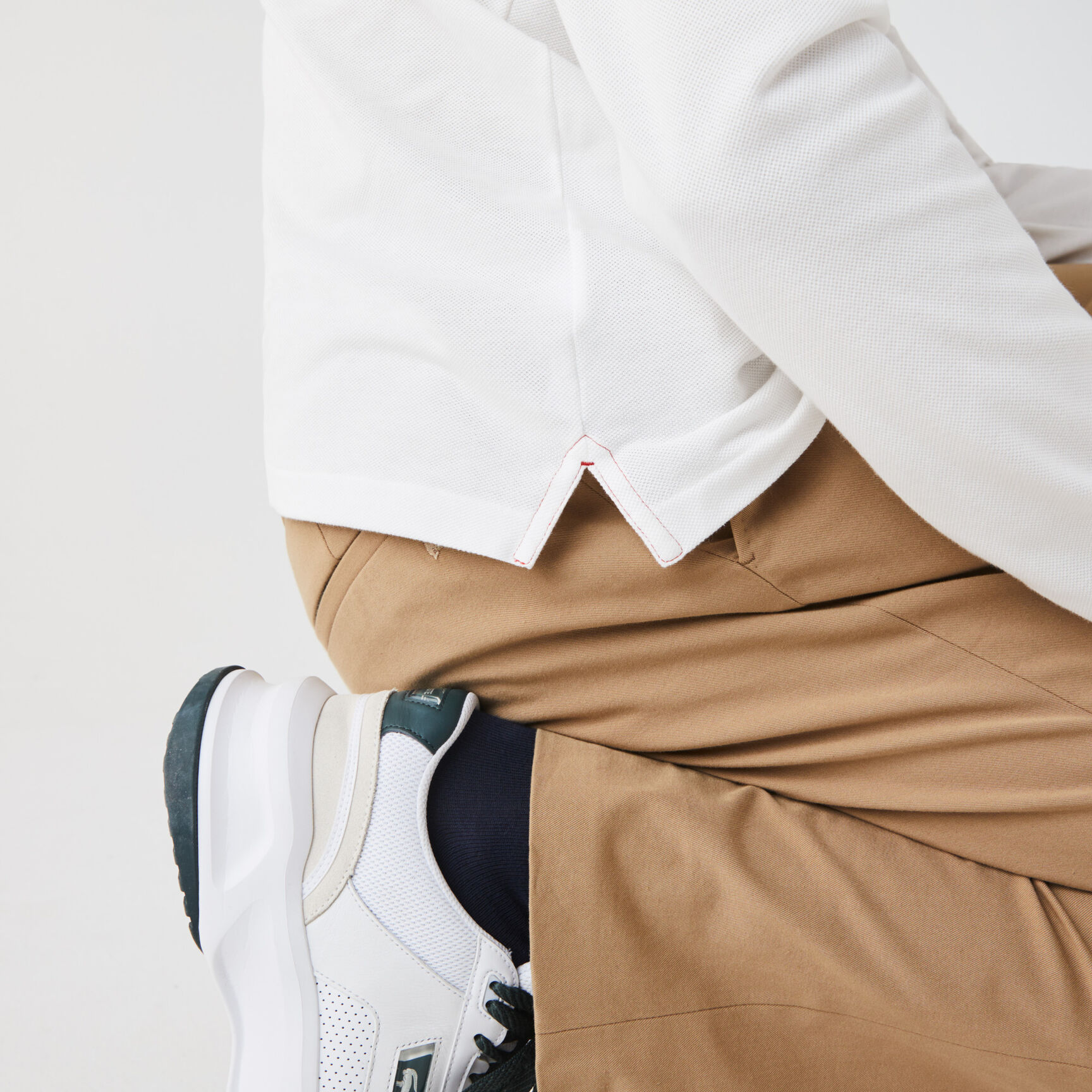 تيشيرت بولو لاكوست بقصة عادية للرجال مجموعة Made in France تيشيرت بولو لاكوست بقصة عادية للرجال مجموعة Made in France