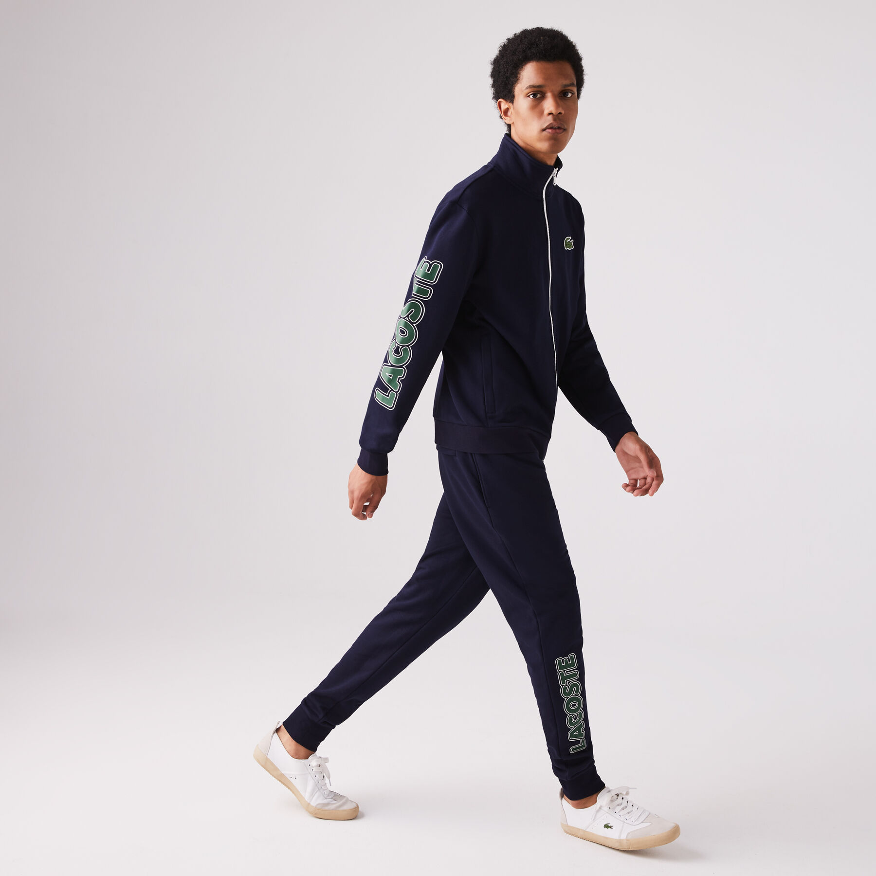 Men's Lacoste SPORT Signature Fleece Tracksuit men s lacoste sport signature fleece tracksuit