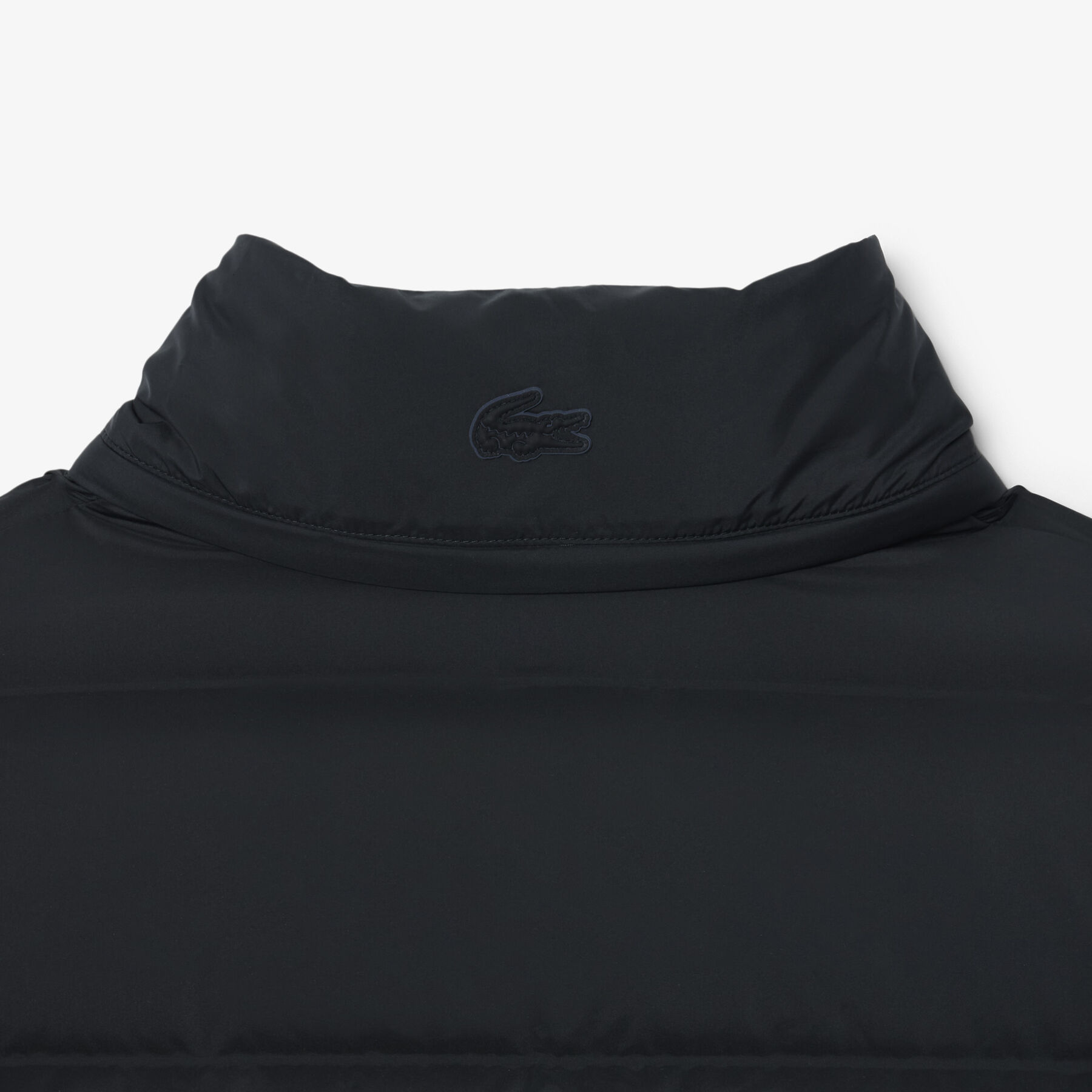 lacoste water repellent down commuter jacket