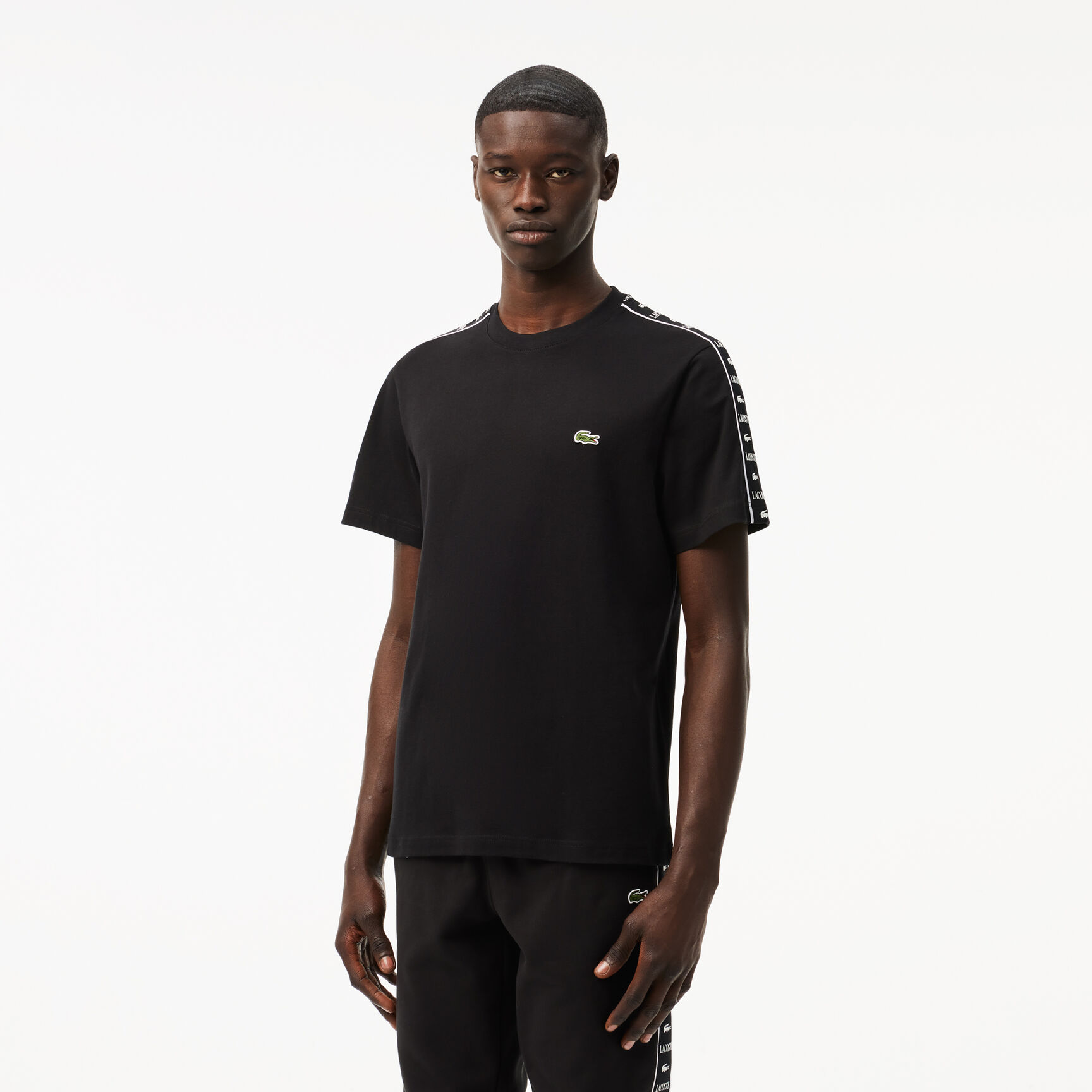 Cotton Jersey Logo Stripe T-shirt Cotton Jersey Logo Stripe T-shirt - TH7404-00-031