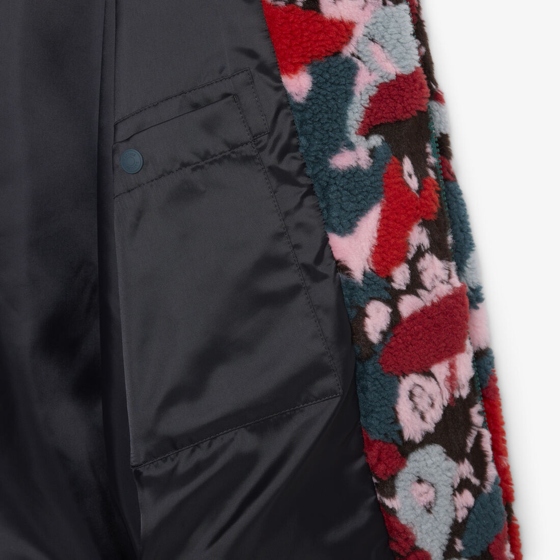 Runway Jacquard Sherpa Jacket lacoste runway jacquard sherpa jacket