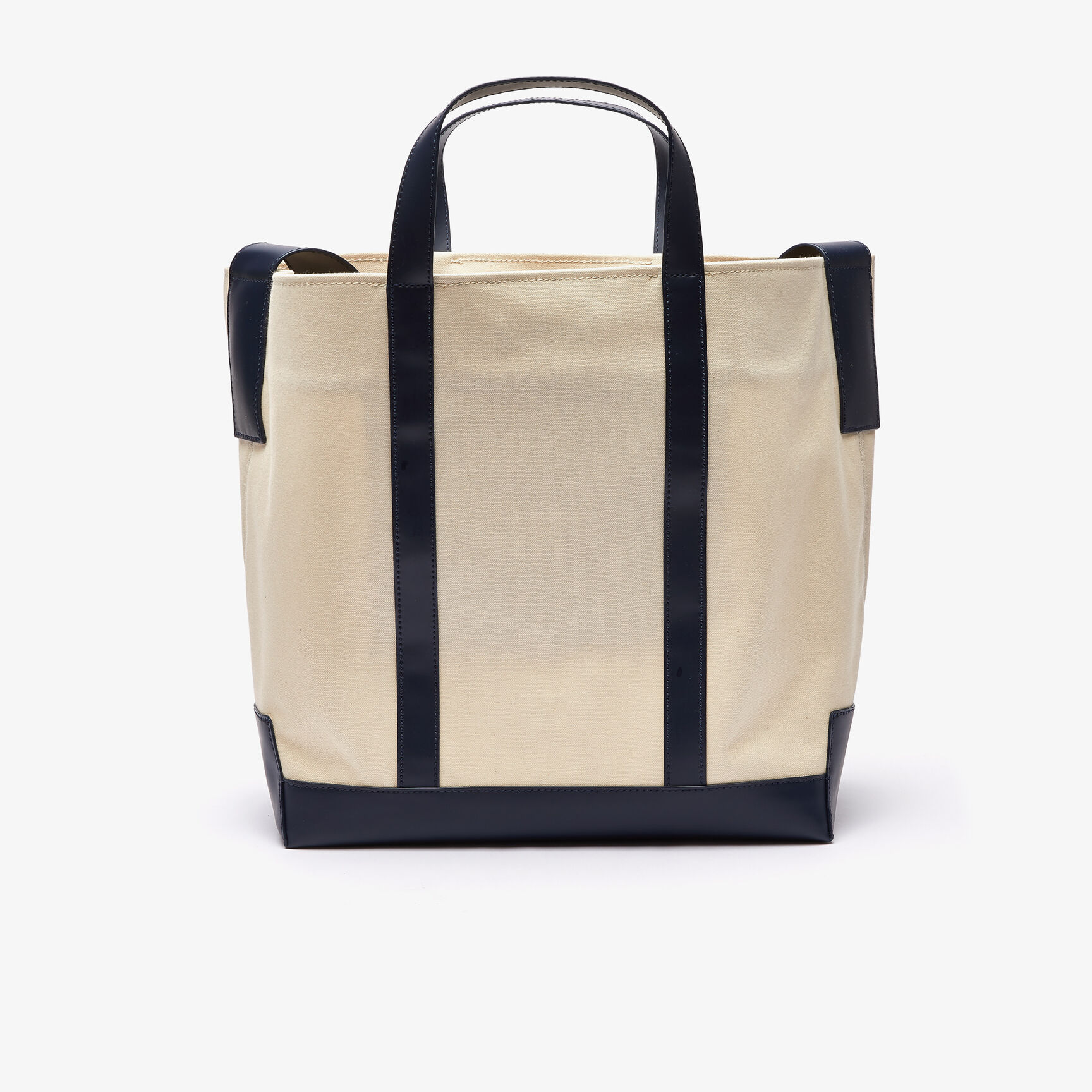 Women's L-Tote Contrast Handle And Badge Canvas Shopper Bag Women's L-Tote Contrast Handle And Badge Canvas Shopper Bag