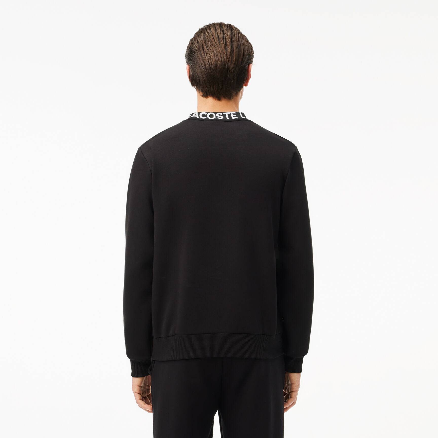 Logo Jacquard Collar Double Face Sweatshirt Logo Jacquard Collar Double Face Sweatshirt - SH7473-00-031