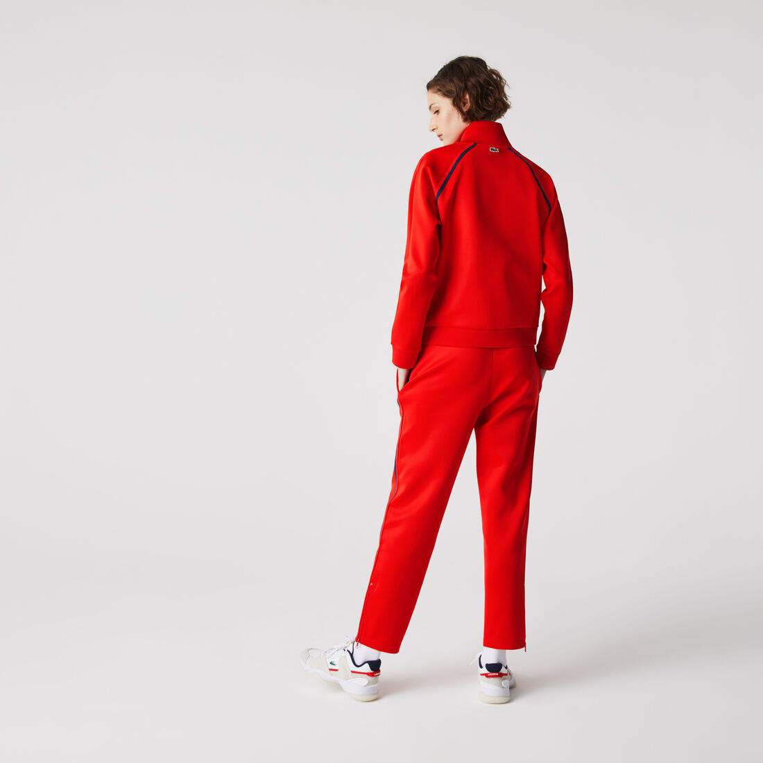 Women’s Straight Cut Contrast Bands Tracksuit Pants Women’s Straight Cut Contrast Bands Tracksuit Pants