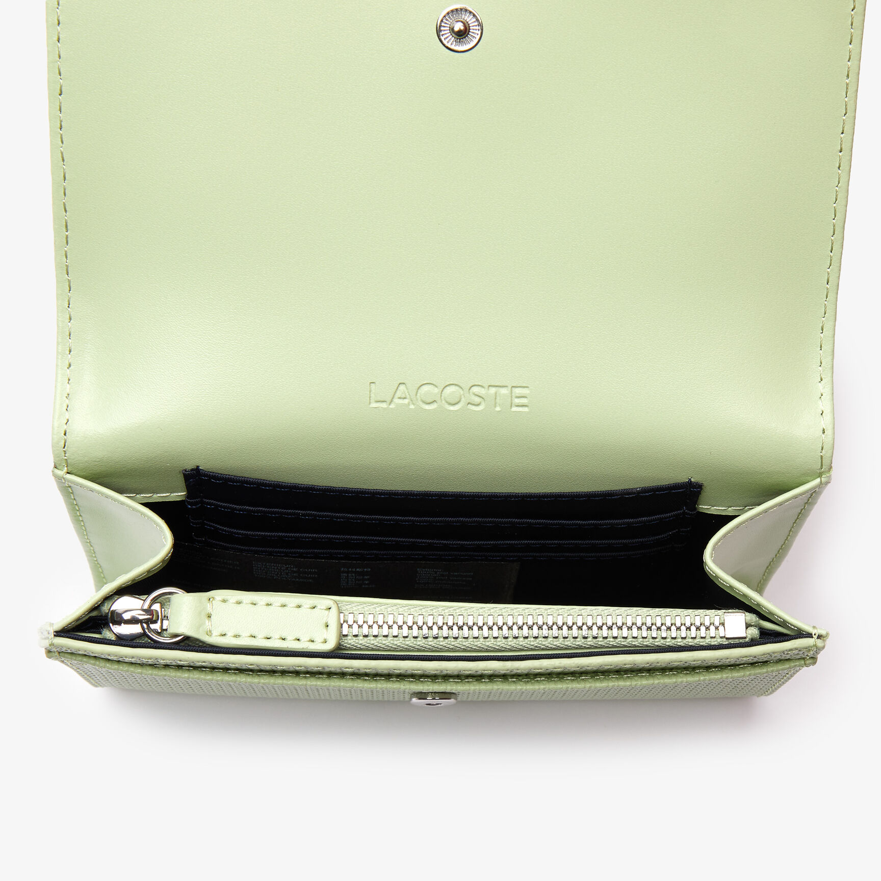 Women's Chantaco Matte Piqu&eacute; Leather Snap Flap Wallet