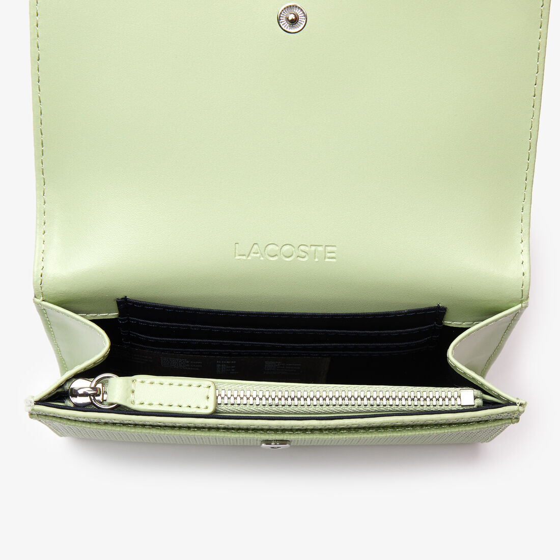 Women's Chantaco Matte Piqué Leather Snap Flap Wallet Women's Chantaco Matte Piqué Leather Snap Flap Wallet