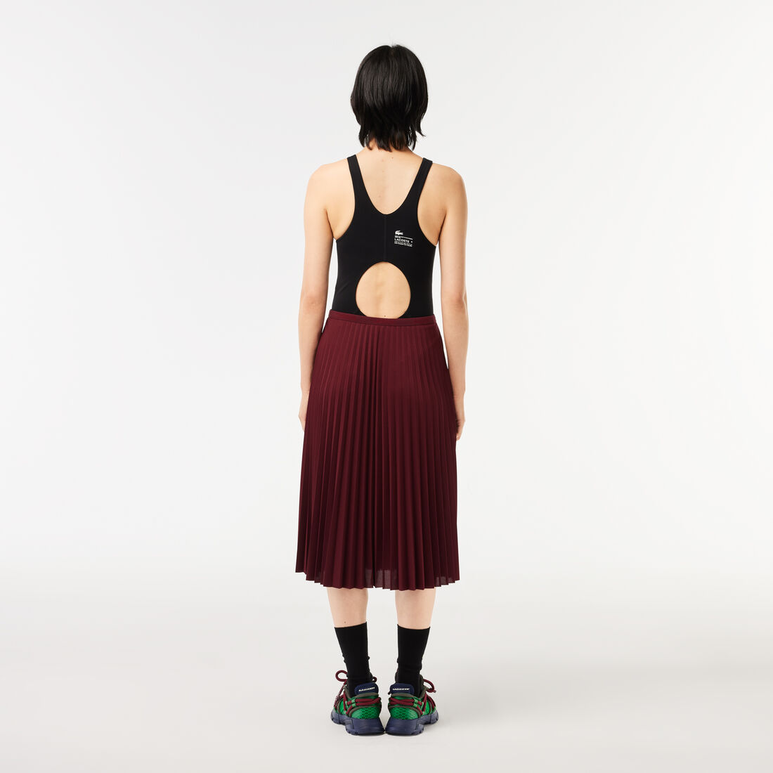 تنورة نسائية بطيات بخصر مطاطي Women's Elasticised Waist Flowing Pleated Skirt - JF8050-00-YUP