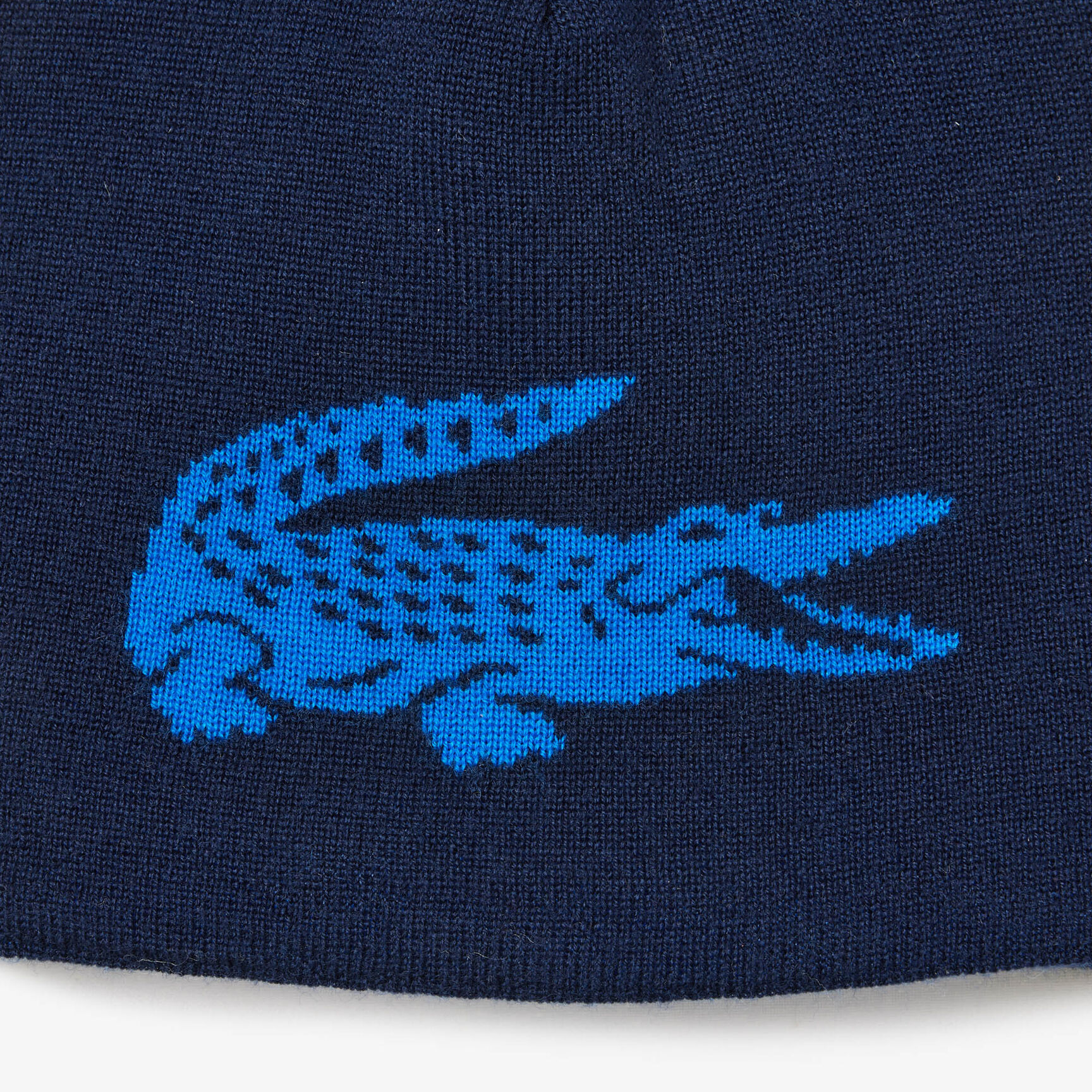 Unisex Lacoste Contrast Crocodile Reversible Beanie Unisex Lacoste Contrast Crocodile Reversible Beanie - RB0059-00-KDI