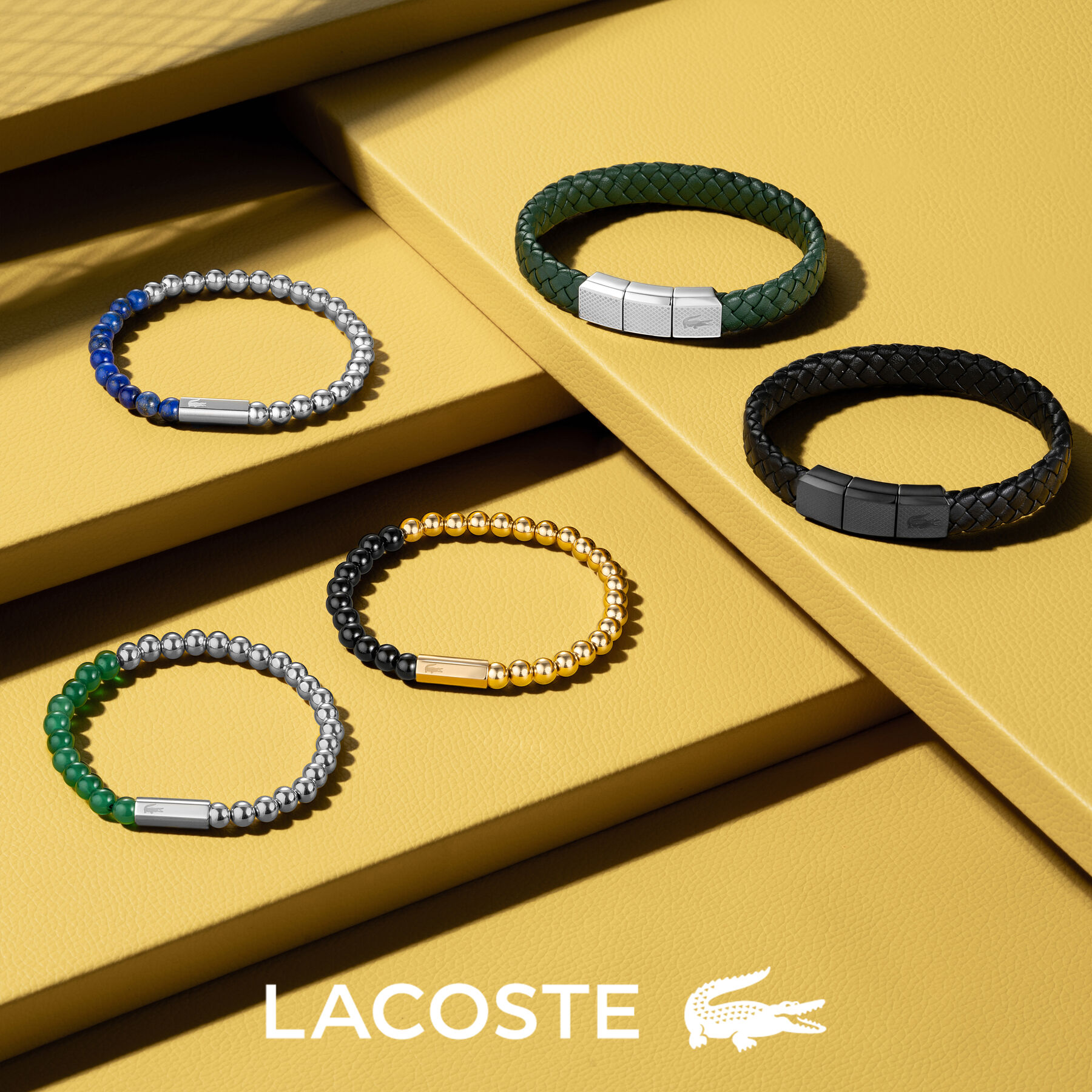 Rokel Leather Bracelet lacoste rokel leather bracelet