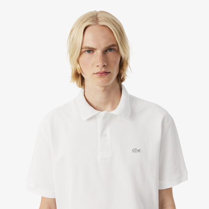 قميص بولو بيكيه ثقيل بقصّة فضفاضة