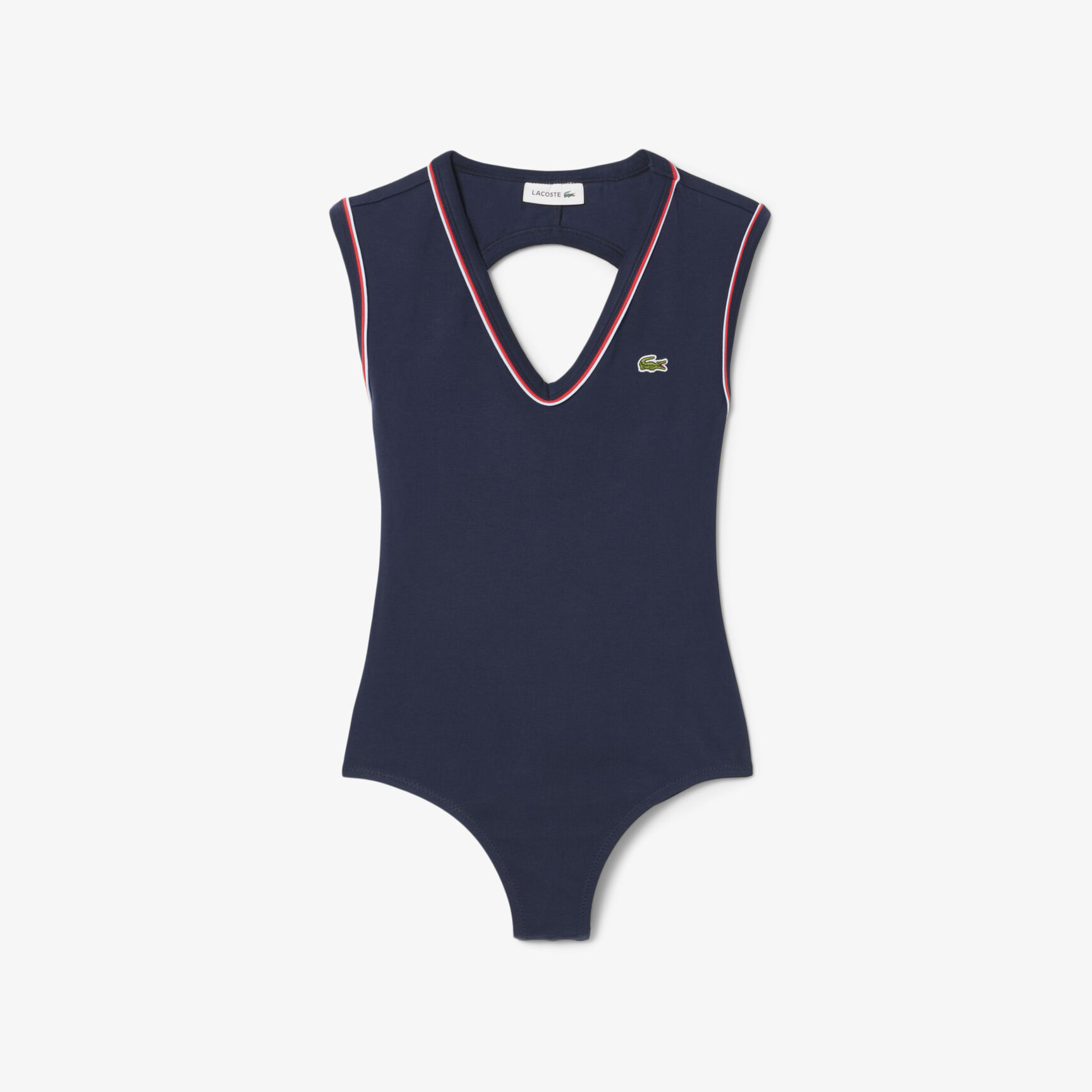 Slim Fit Open Back Cotton Body - TF0187-00-GWI