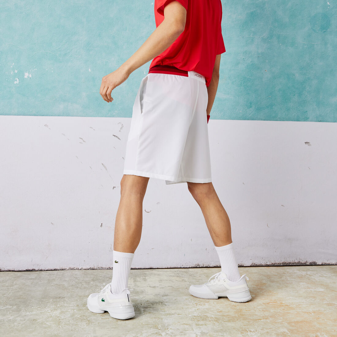 Men's Lacoste SPORT x Novak Djokovic Light Stretch Shorts Men's Lacoste SPORT x Novak Djokovic Light Stretch Shorts