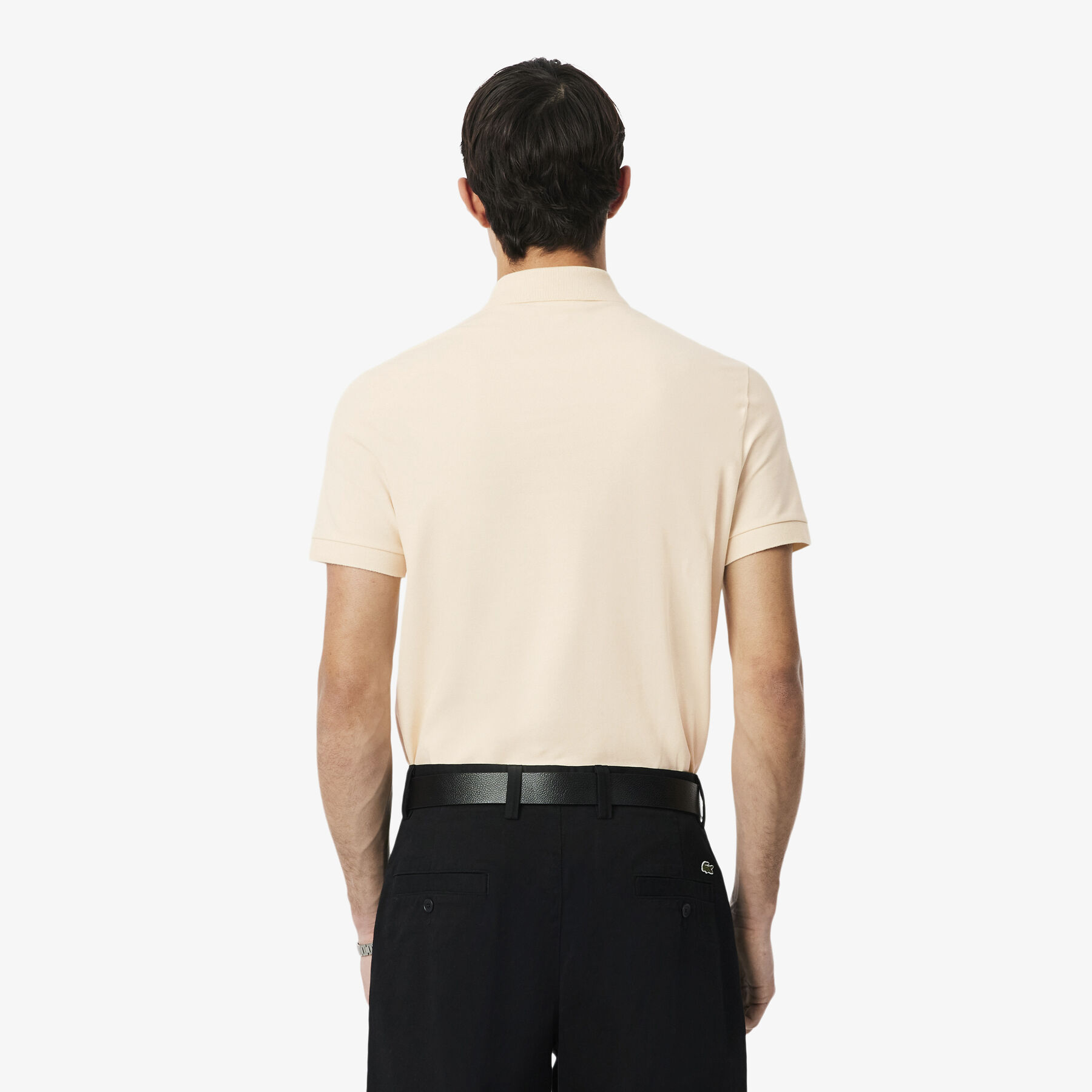lacoste regular fit paris stretch pique polo shirt