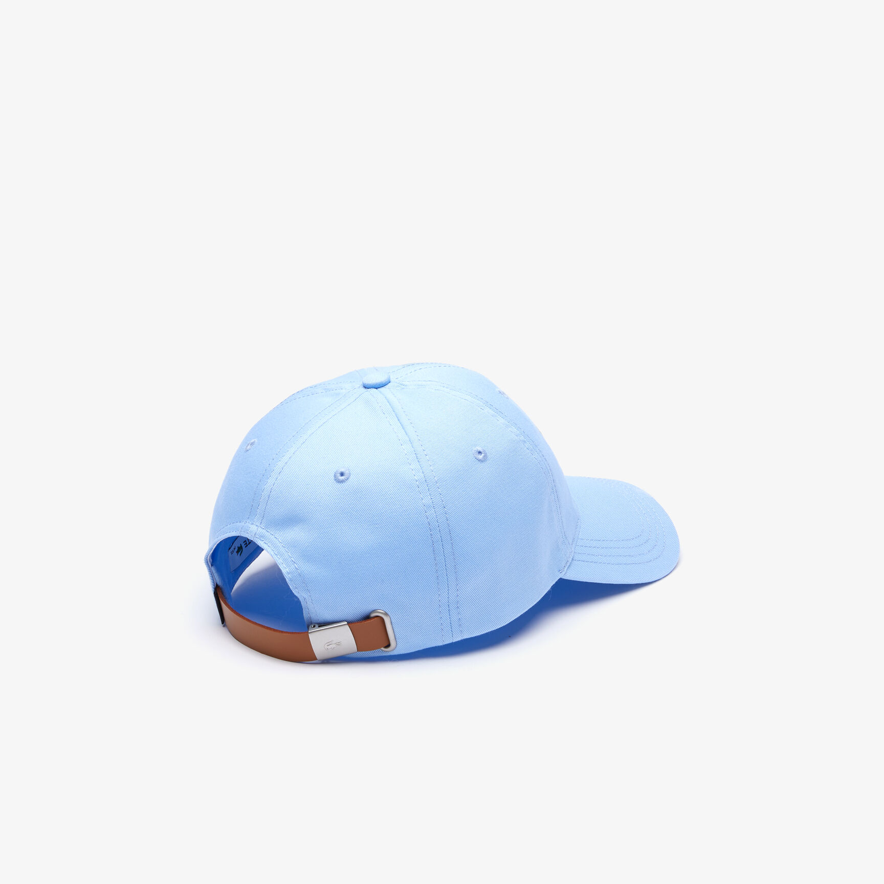 قبعة كاب قطنية بخطوط متباينة اللون وشعار التمساح كبير الحجم للرجال