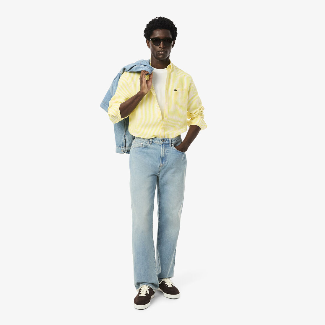 Regular Fit Striped Linen Shirt Regular Fit Striped Linen Shirt - CH6985-00-KCD