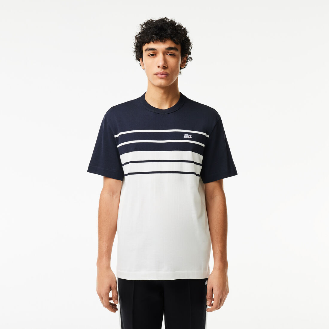French Made Striped Jersey T-shirt - TH8130-00-GA3