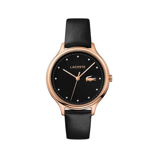 Lacoste Constance Womens Black Dial Watch 