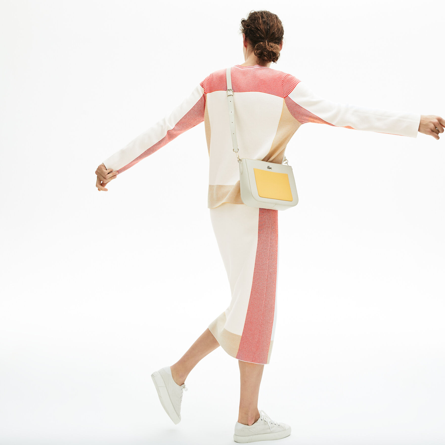 Women's Colourblock Pencil Skirt lacoste women s colourblock pencil skirt